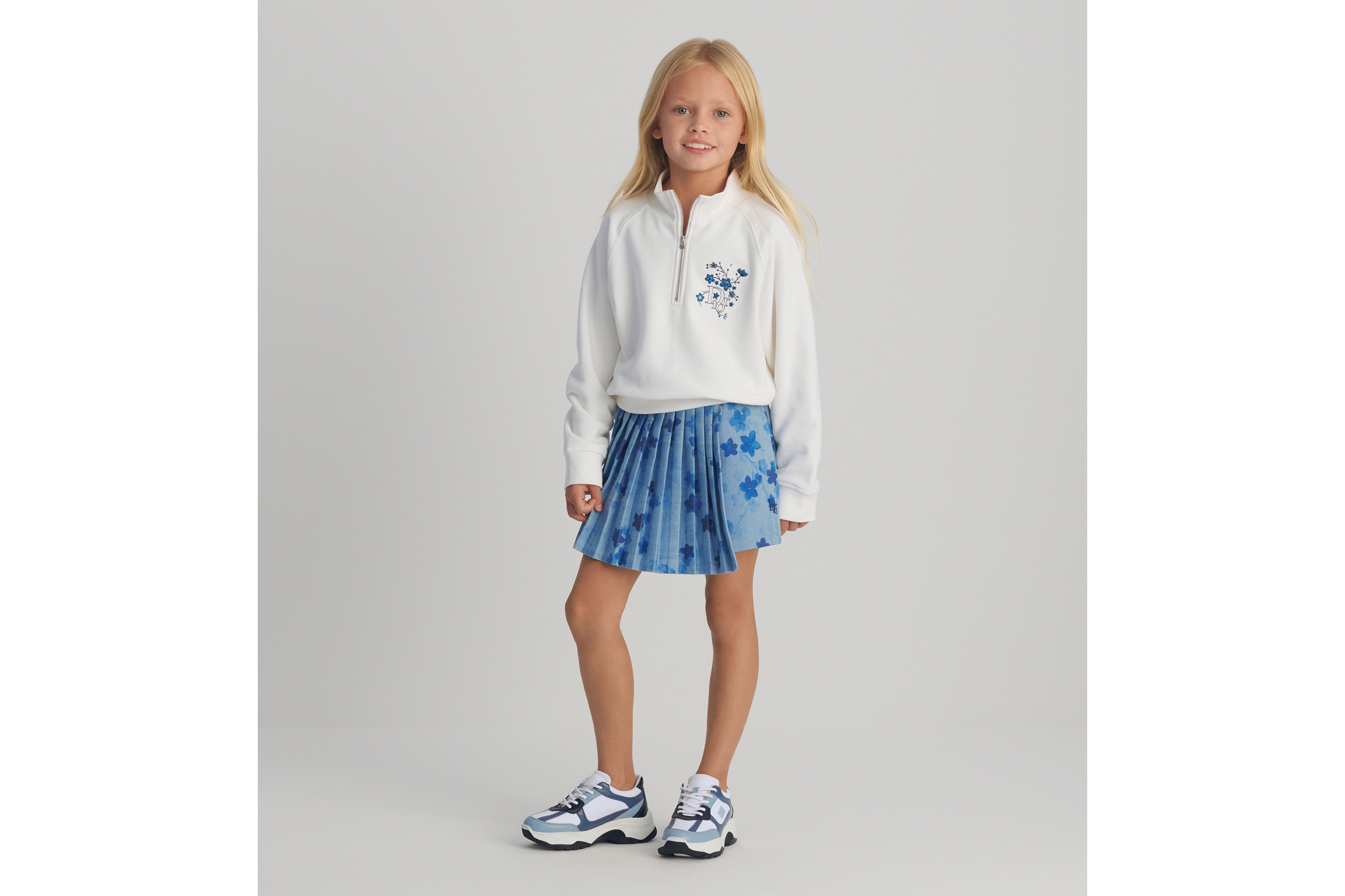 look_image_alt_prefix キッズ ラップスカート コットンブレンド E01