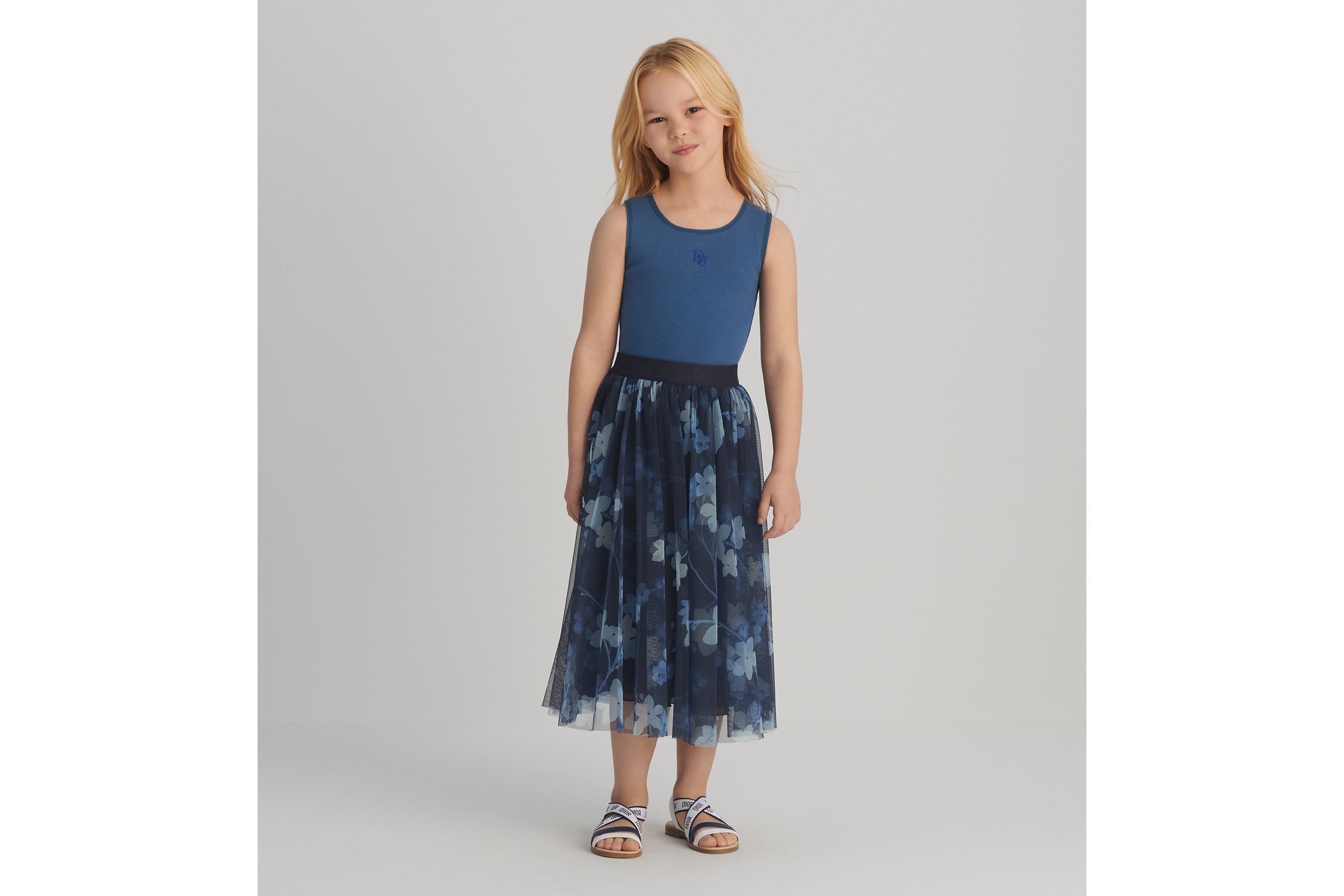 定価50万ChristianDiorディオールチュールスカート34 Christian Dior クリスチャンディオール サイズ:34 841J50A8810