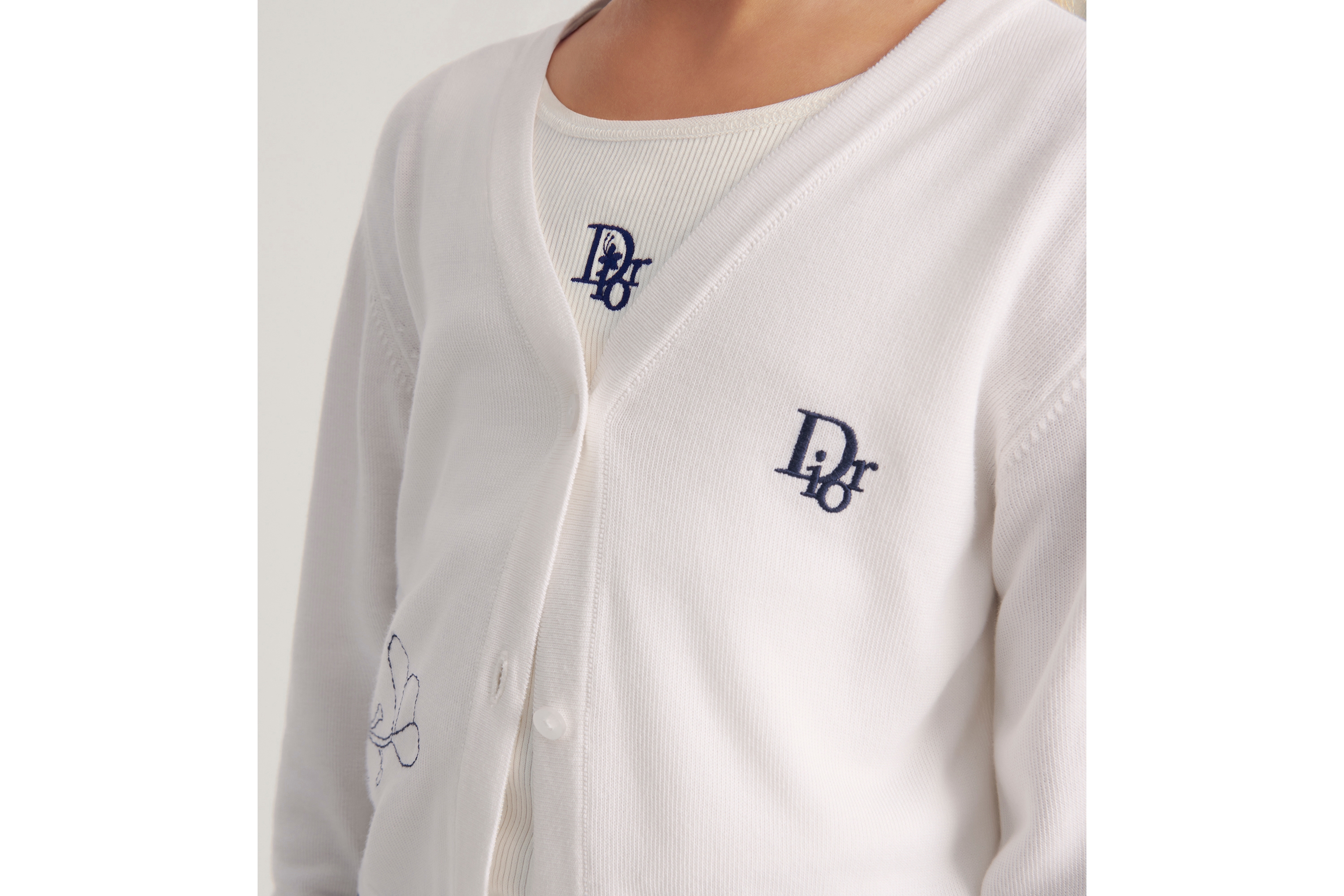 キッズ カーディガン コットンニット E04