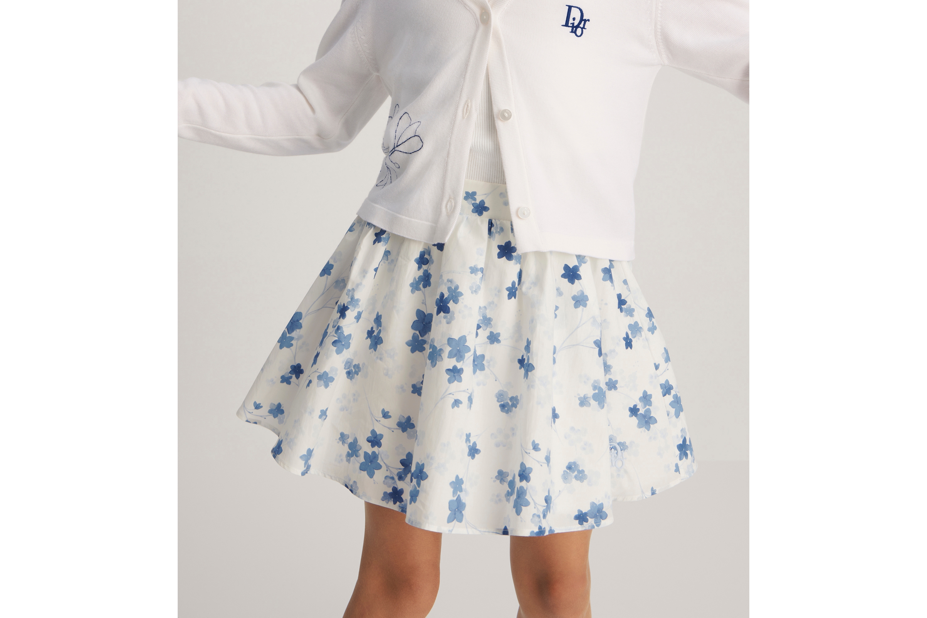 look_image_alt_prefix キッズ ショート フレアスカート コットンポプリン E07