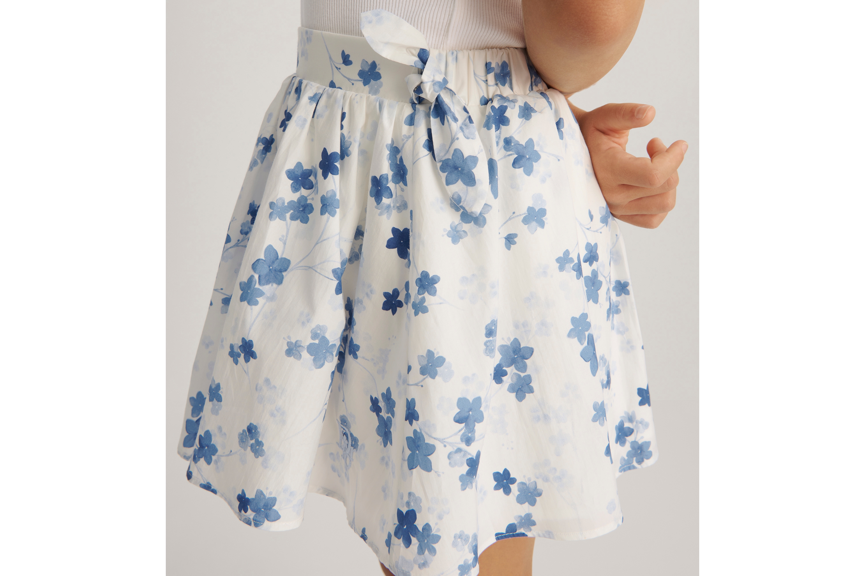 look_image_alt_prefix キッズ ショート フレアスカート コットンポプリン E08