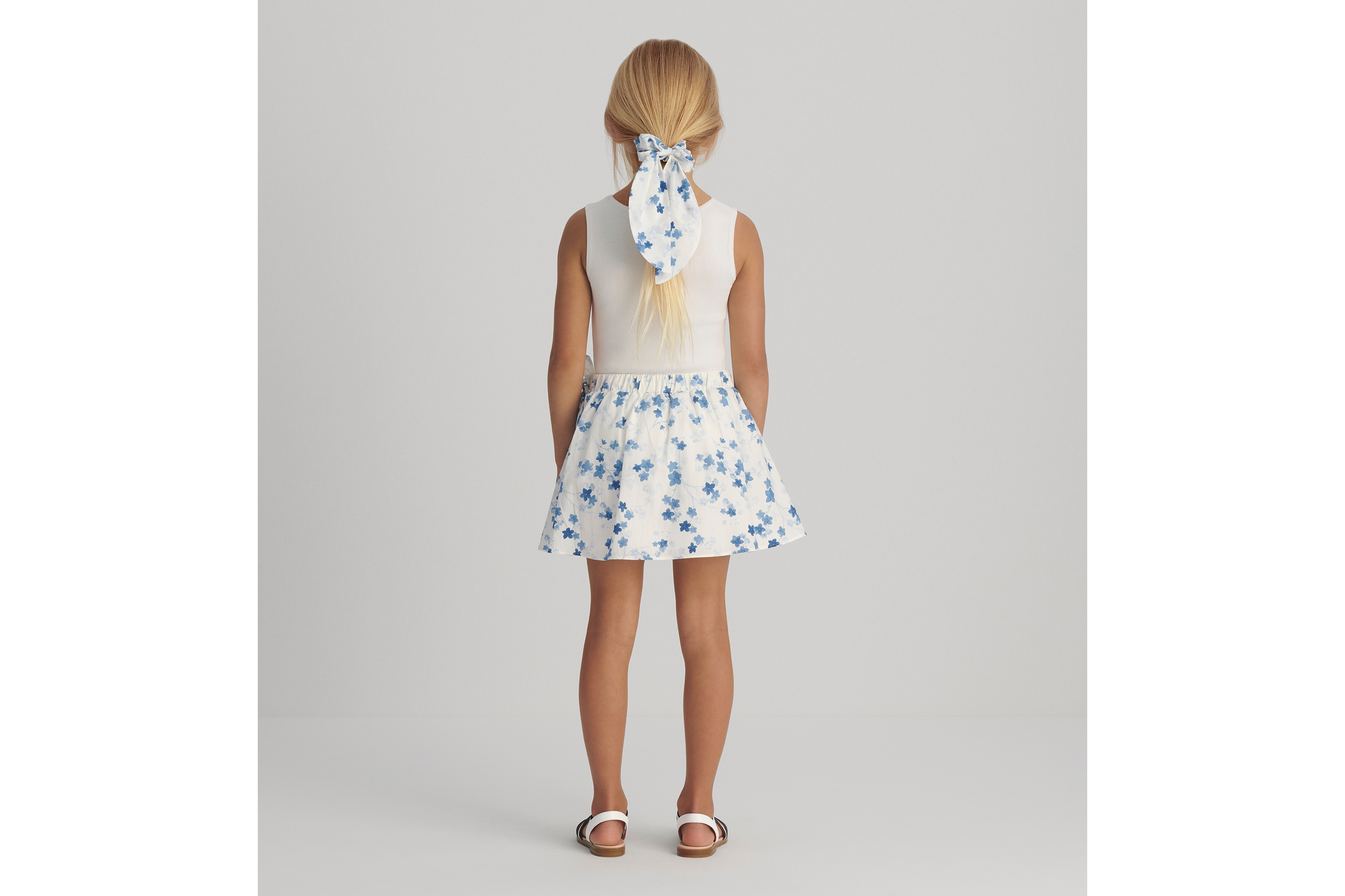 look_image_alt_prefix キッズ ショート フレアスカート コットンポプリン E09