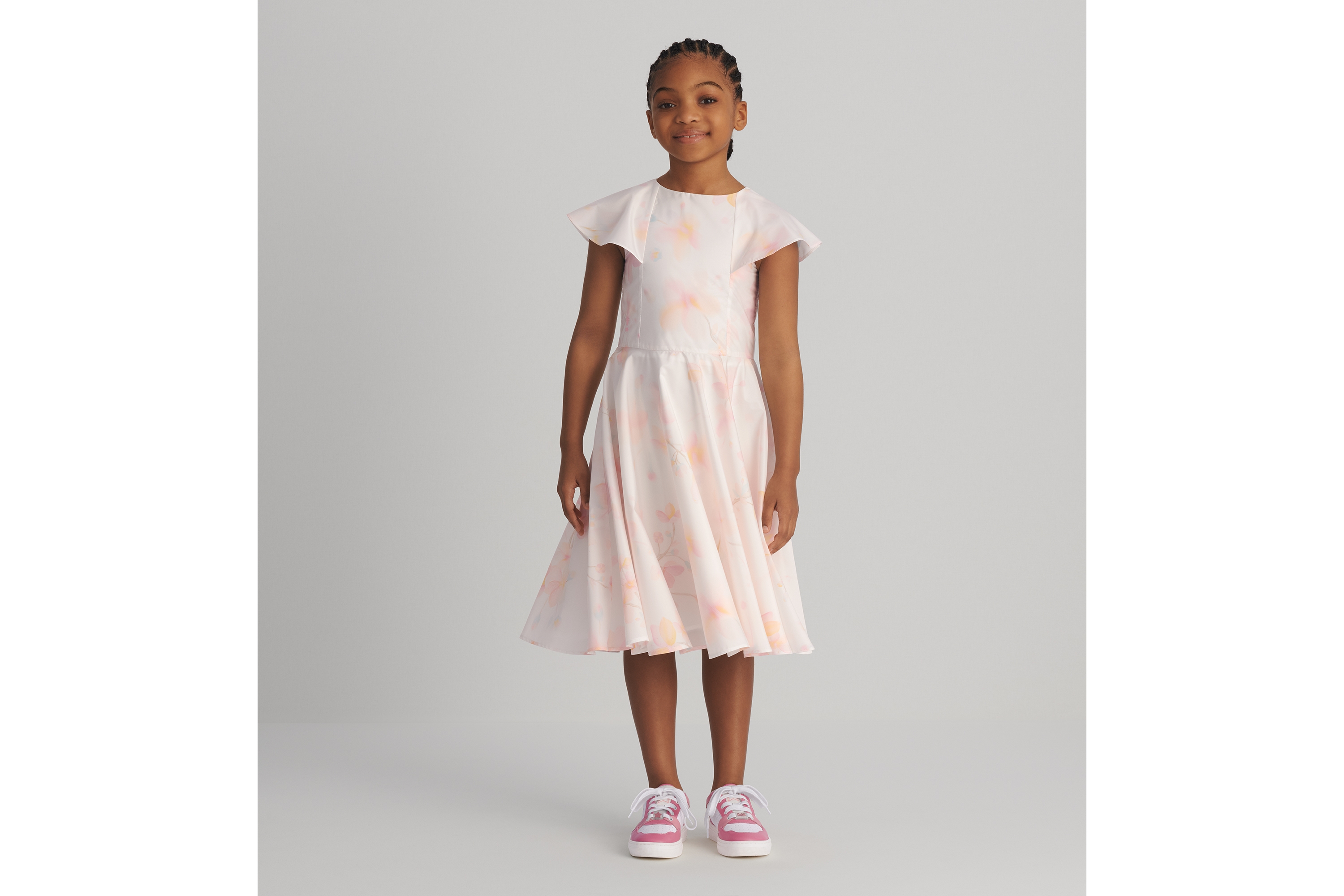 キッズ フレア ドレス テクニカル ファブリック E01