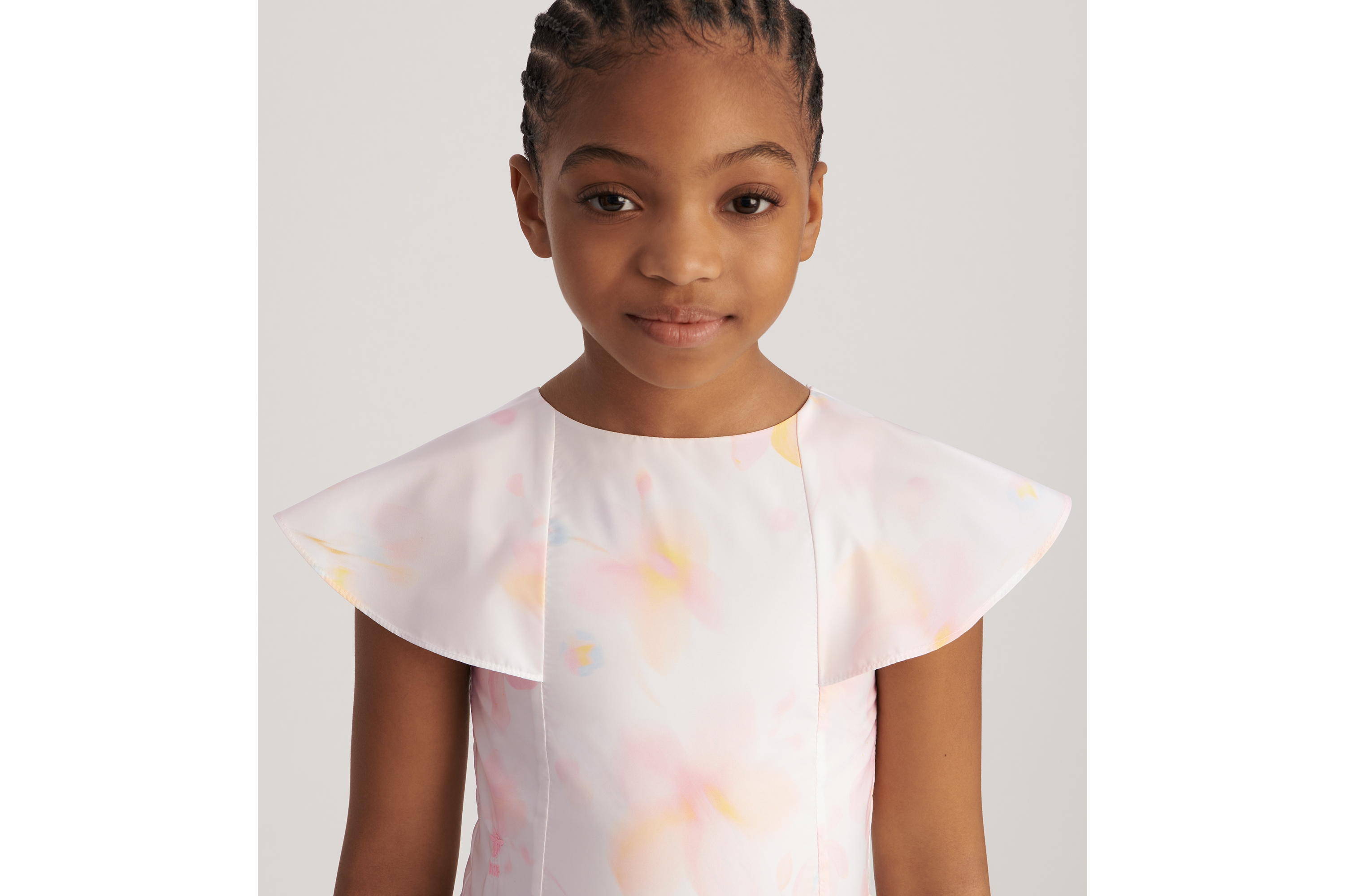 キッズ フレア ドレス テクニカル ファブリック E02