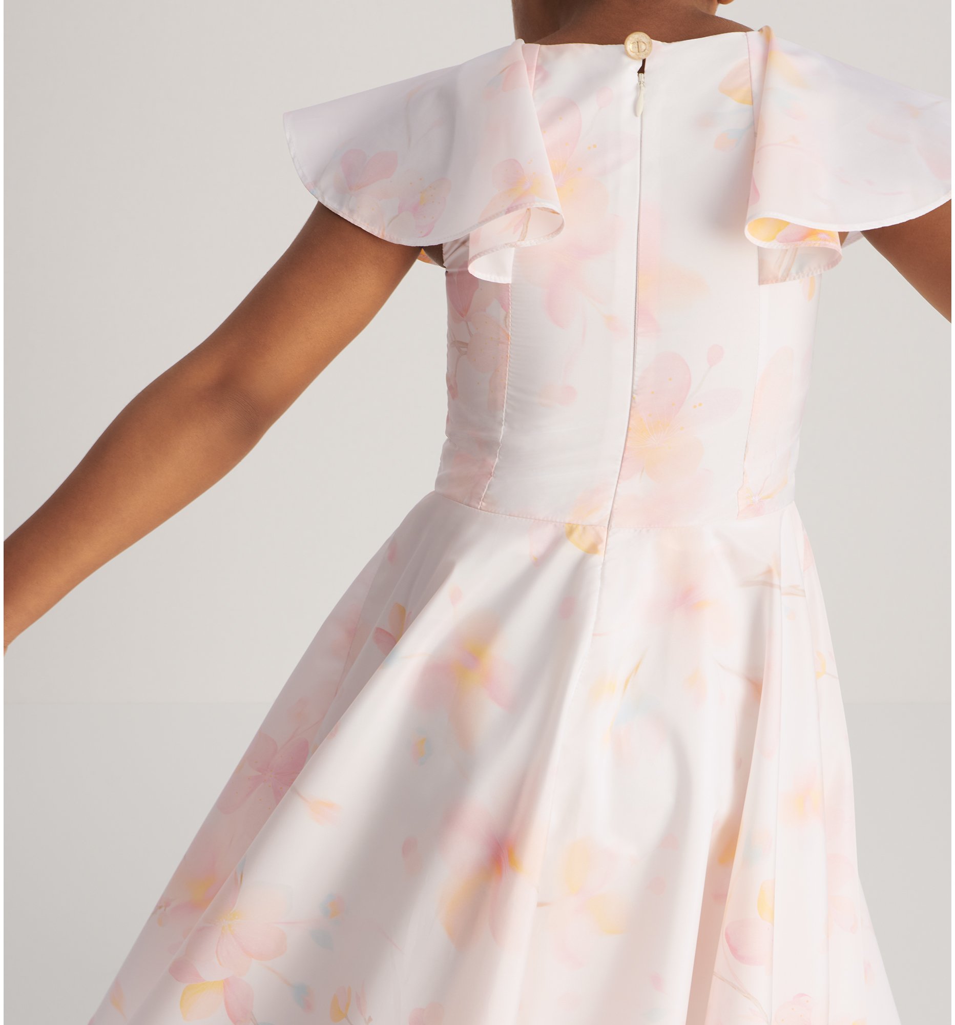 aria_look Kids' Flared Dress Three quarter closed view