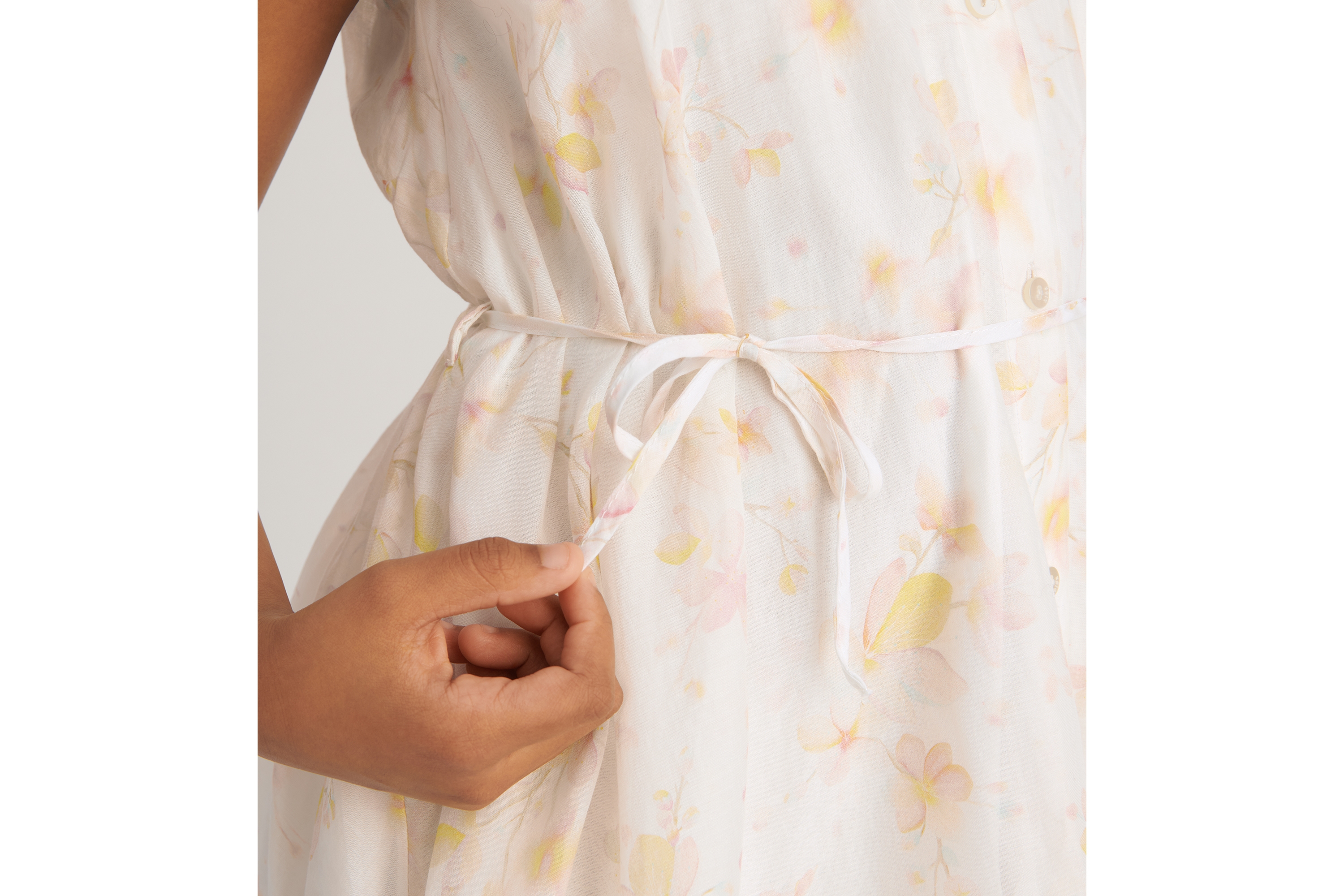 キッズ フレア ドレス コットンボイル E02