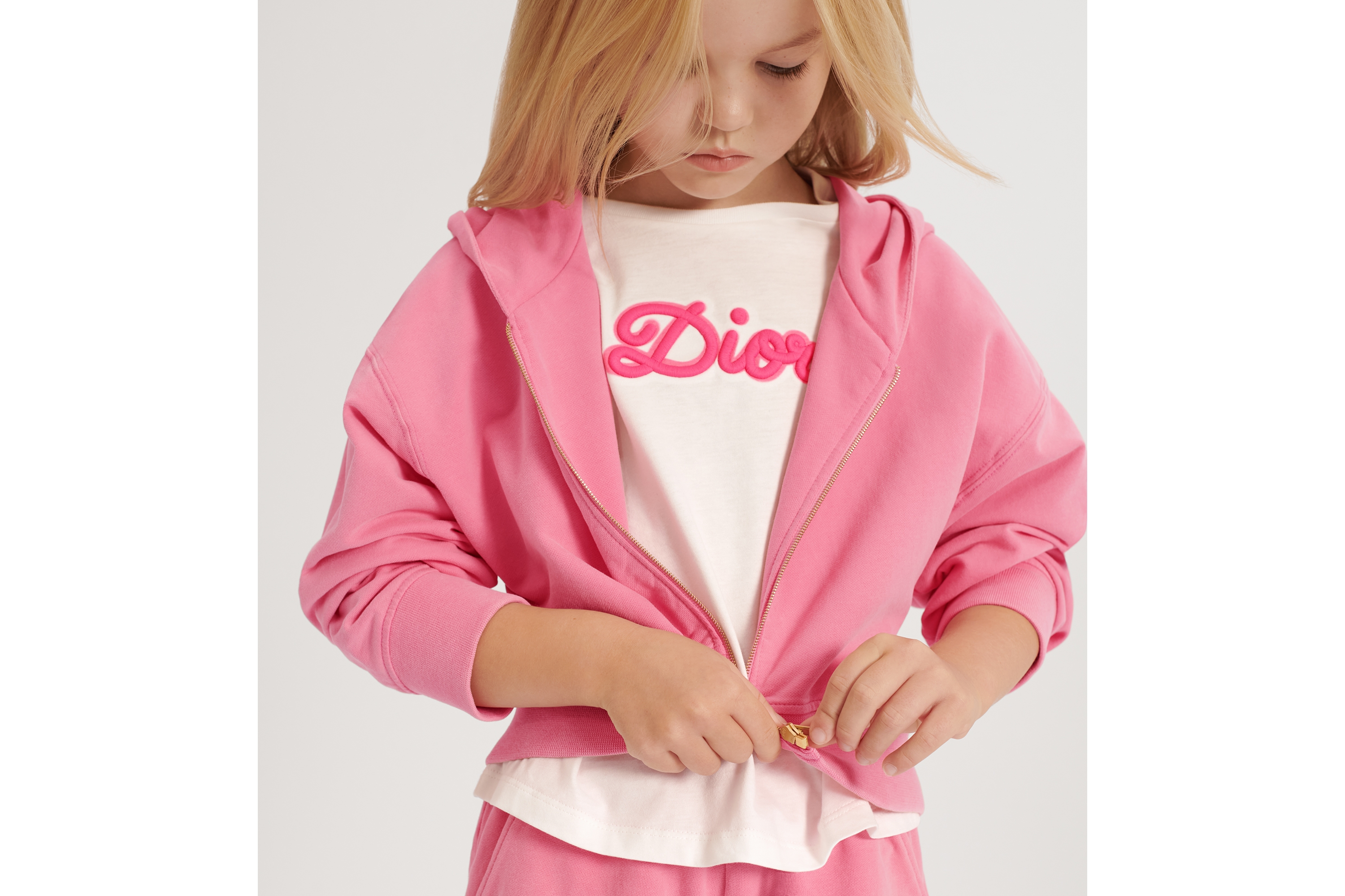 look_image_alt_prefix キッズ フード付き スウェットシャツ コットンフリース E10