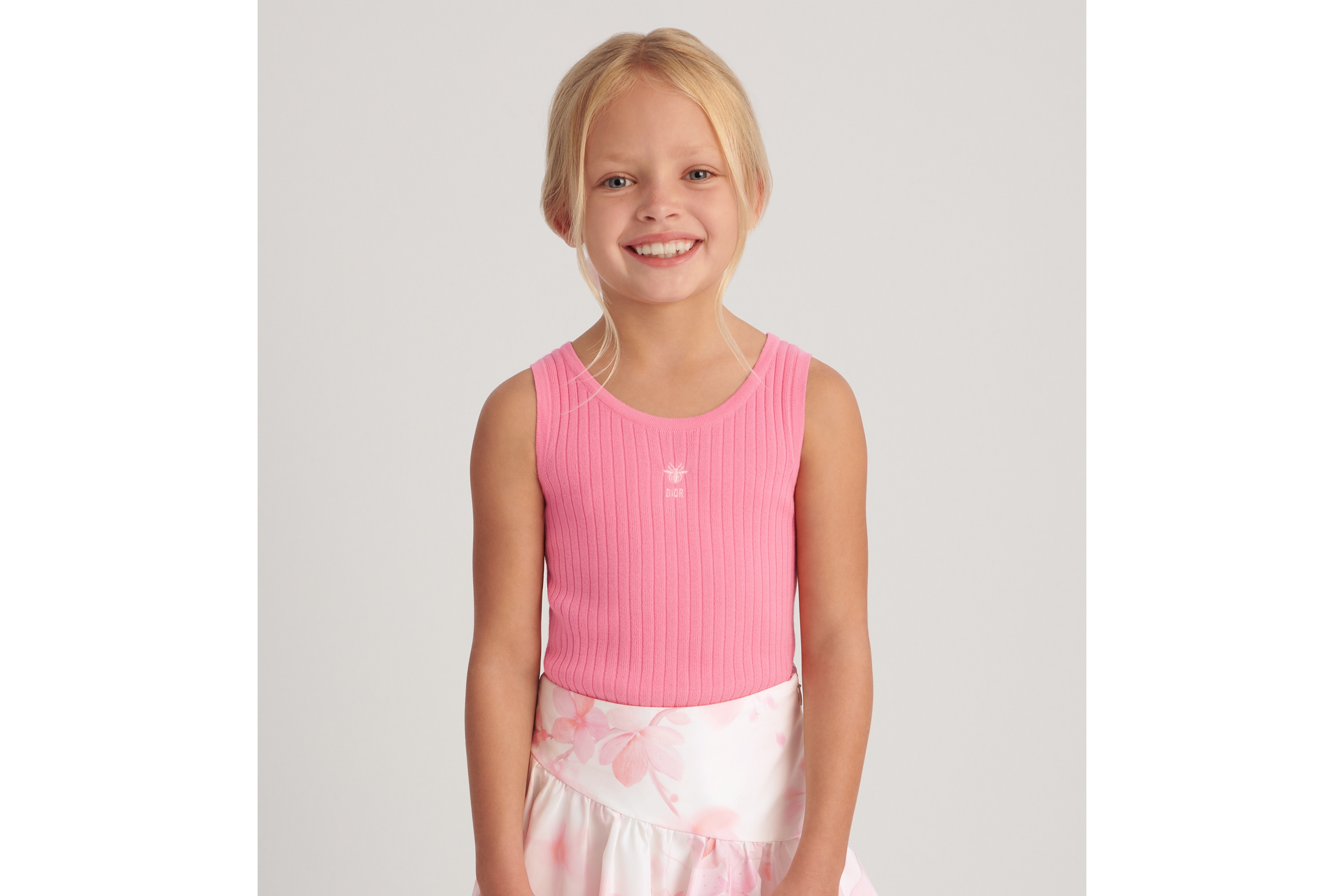 キッズ タンクトップ コットンニット E02