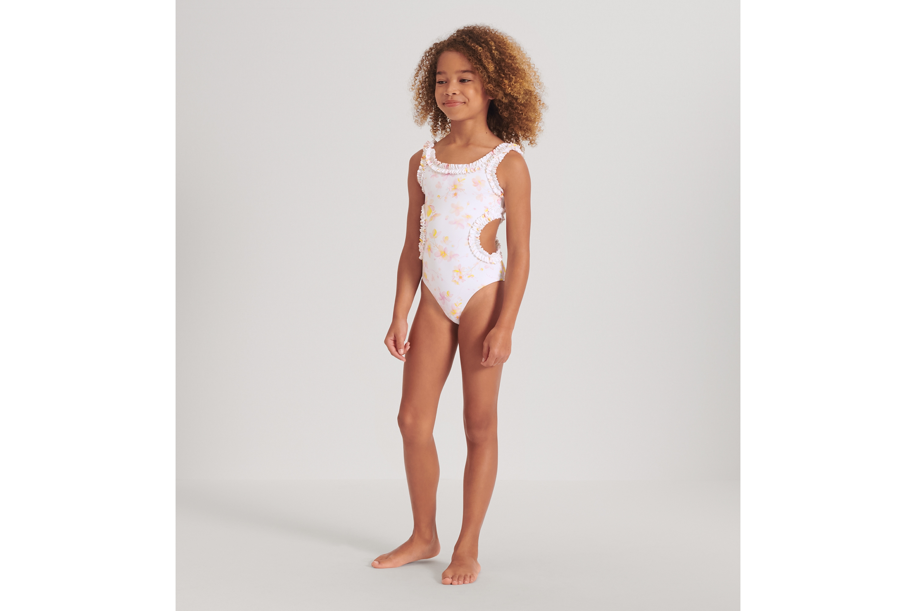 キッズ ワンピース スイムウェア テクニカル ファブリック E01