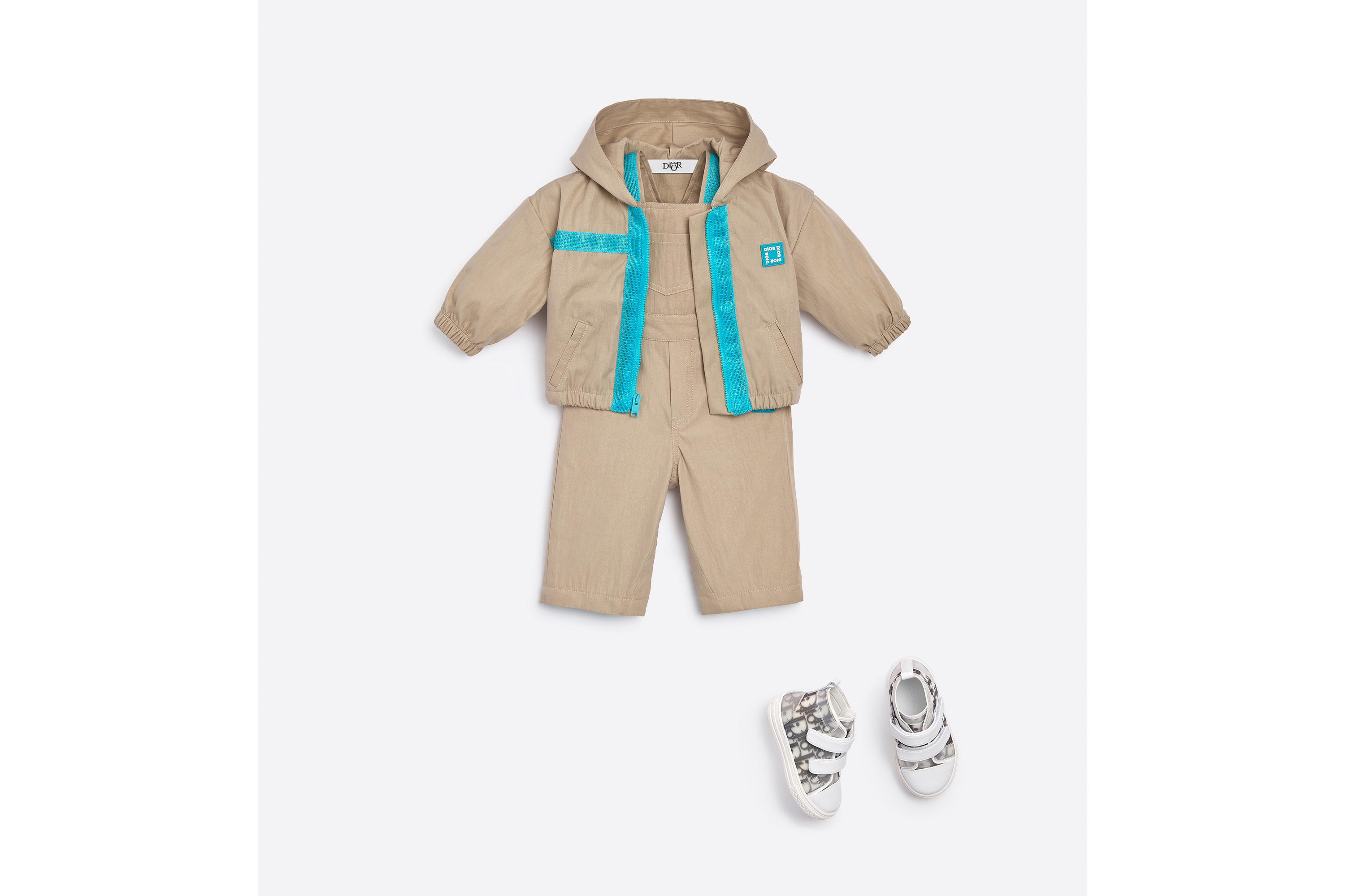 ベビー フード付きジャケット コットン E08