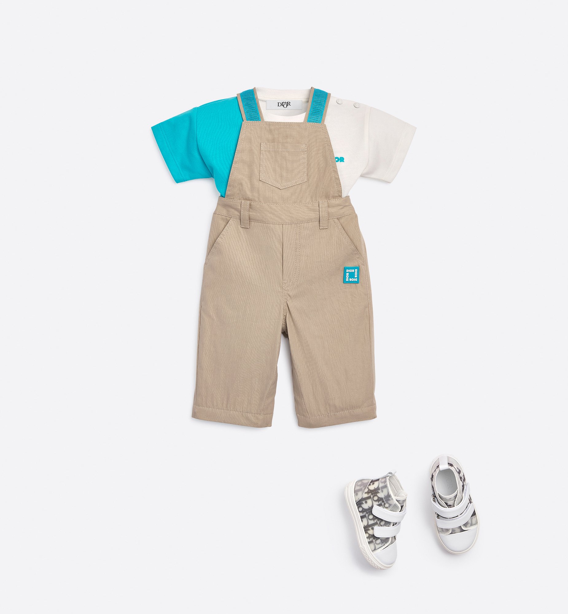 Ivory Boys Overalls & T-Shirt Ivory Boys Overalls & T-Shirt