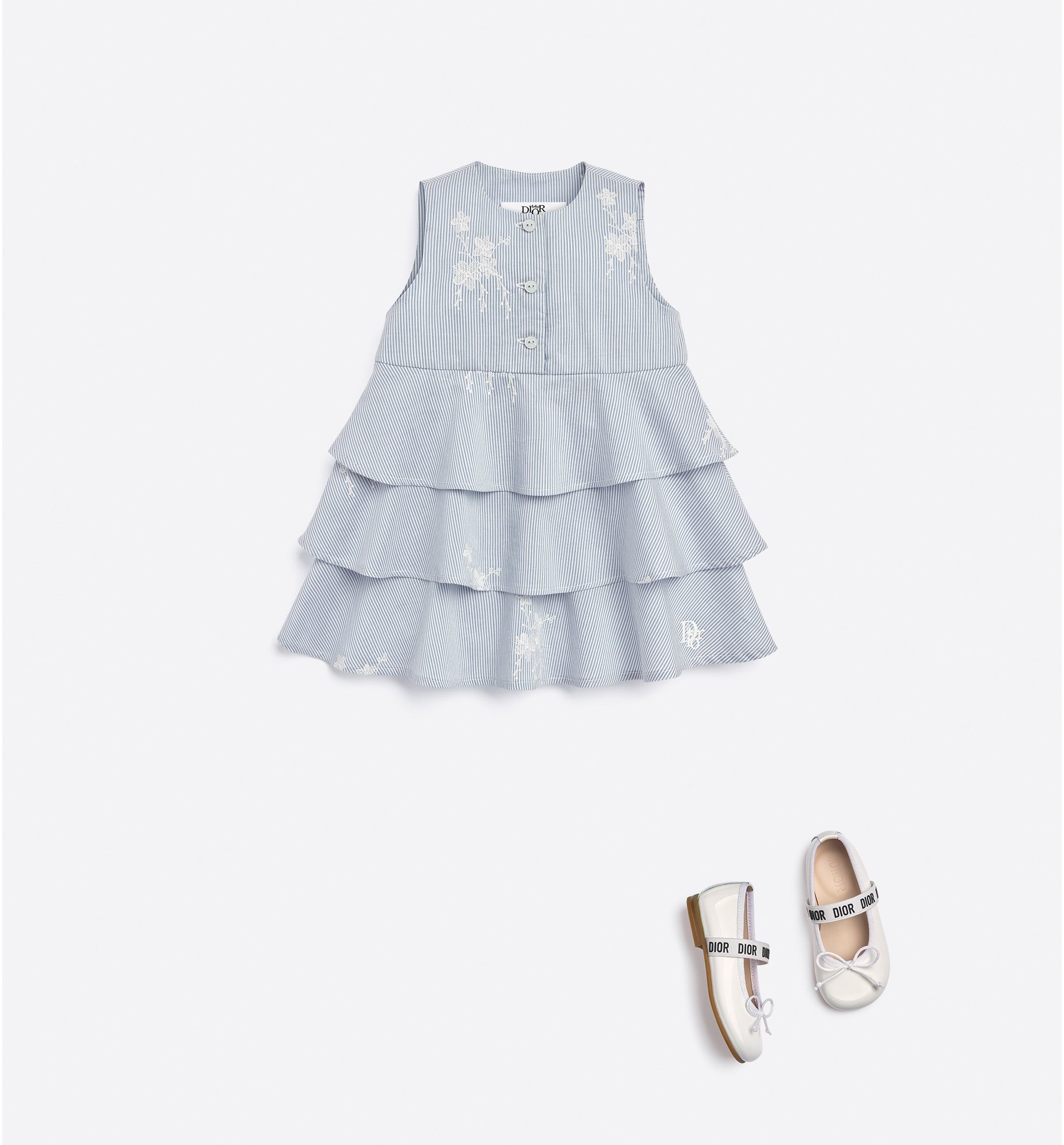 aria_look Ausgestelltes Kleid für Babys aria_backView