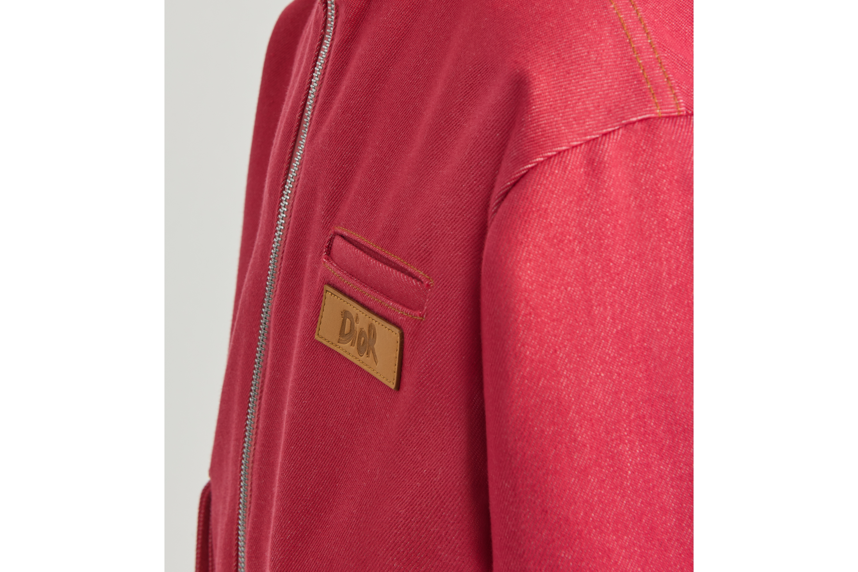 キッズ ジャケット デニムエフェクト コットンギャバジン E07