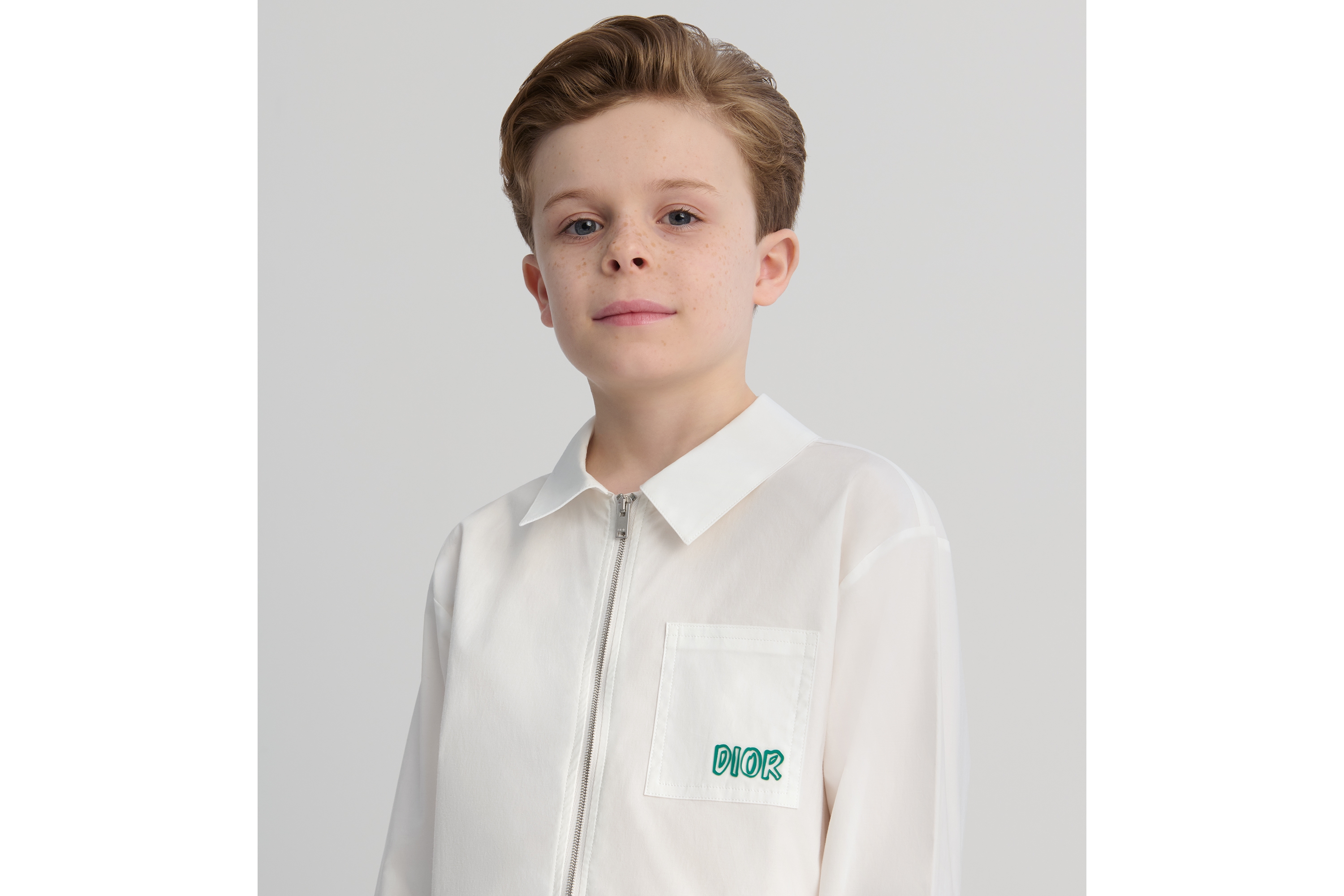 キッズ シャツ コットンポプリン E02