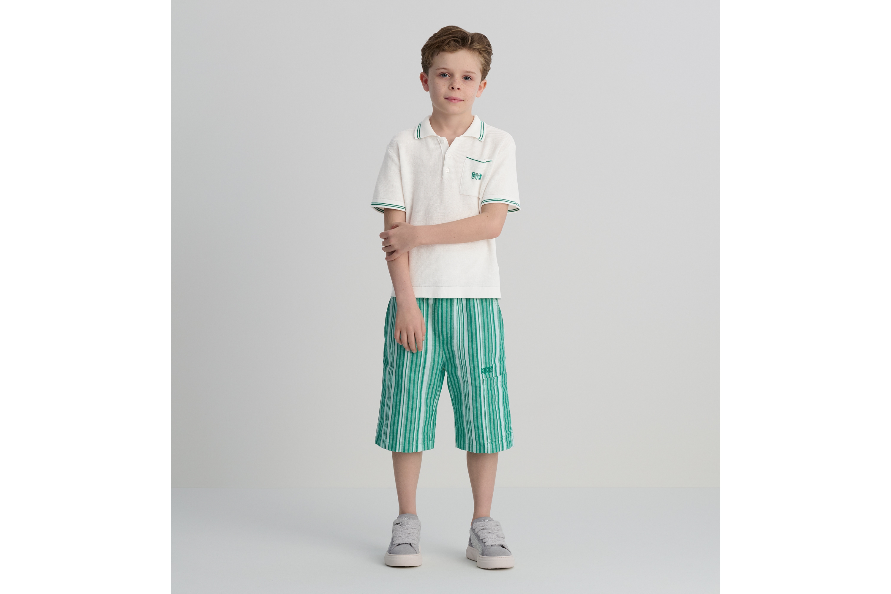 キッズ ポロシャツ コットンニット E01