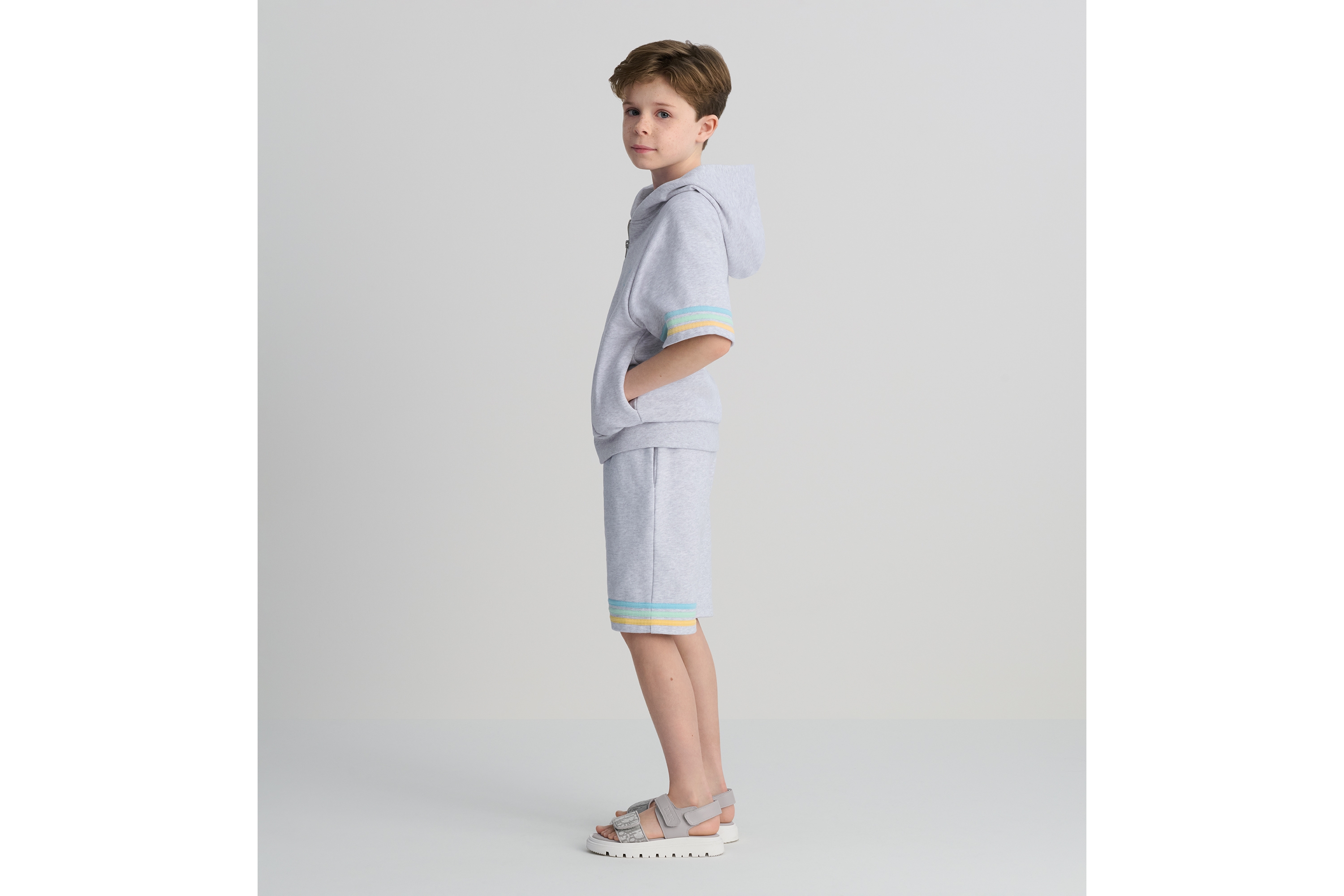 キッズ ショートスリーブ スウェットシャツ コットンフリース E09