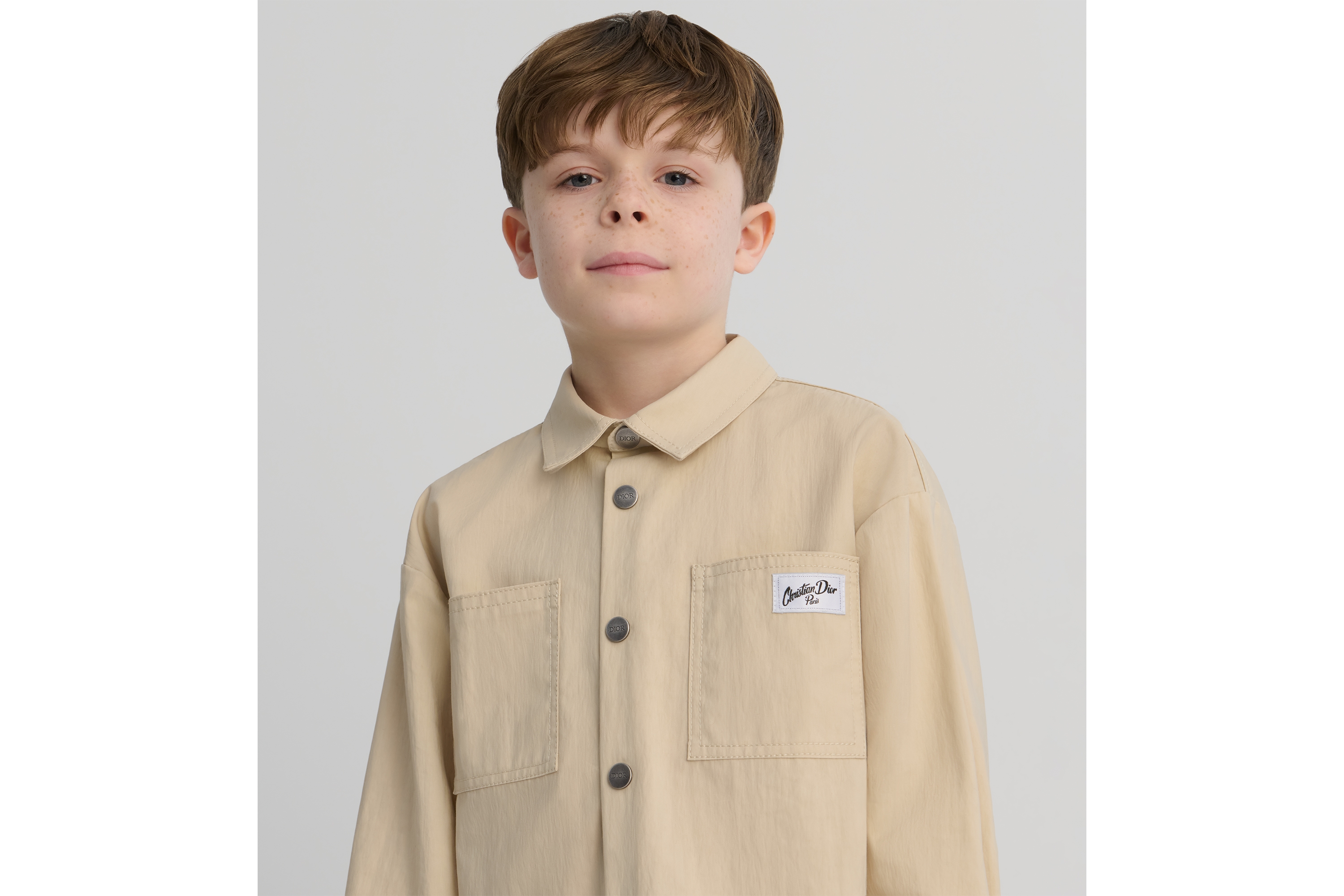 Look Kids' Shirt Beige Technical Fabric E02