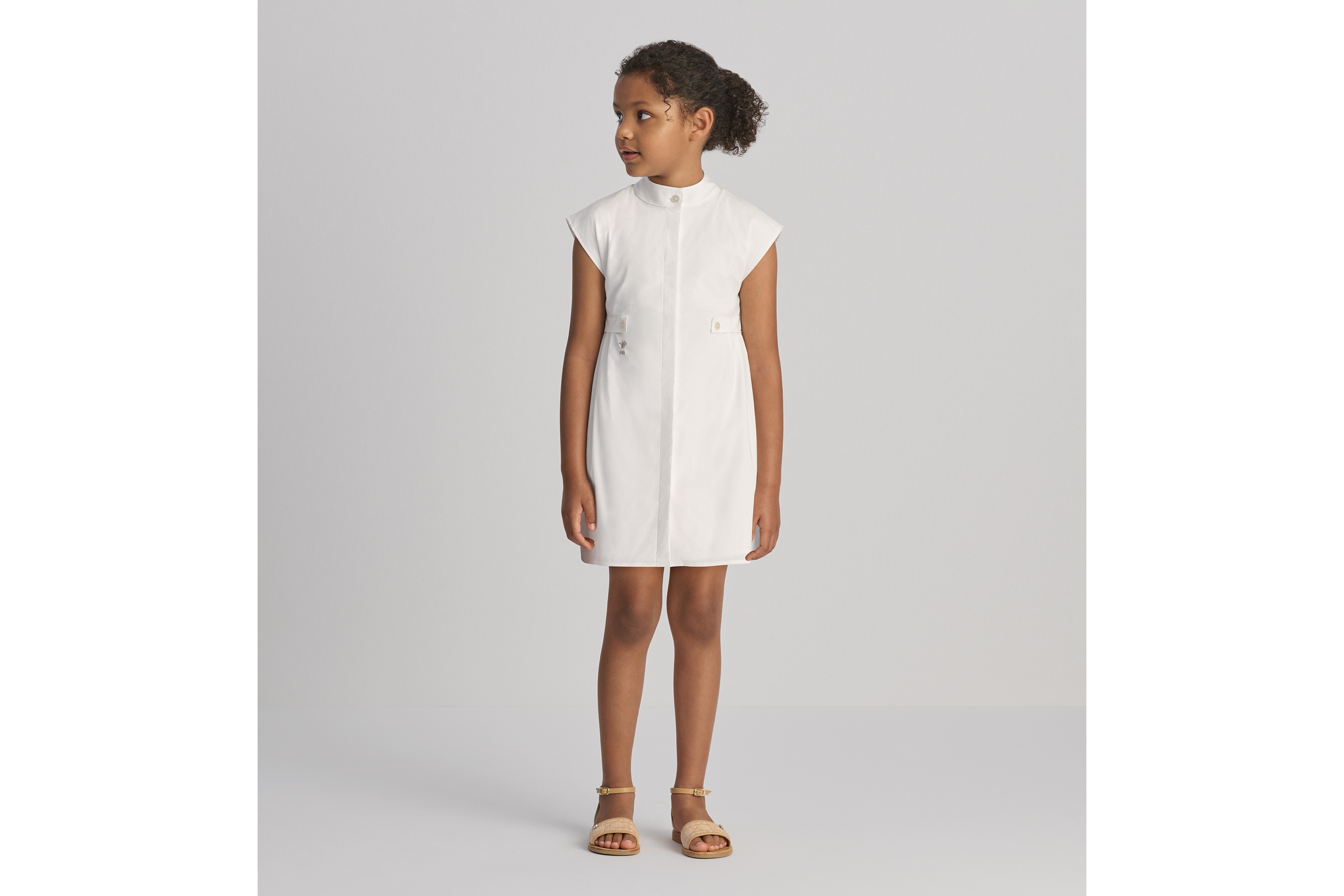 キッズ ストレートドレス コットンポプリン E01