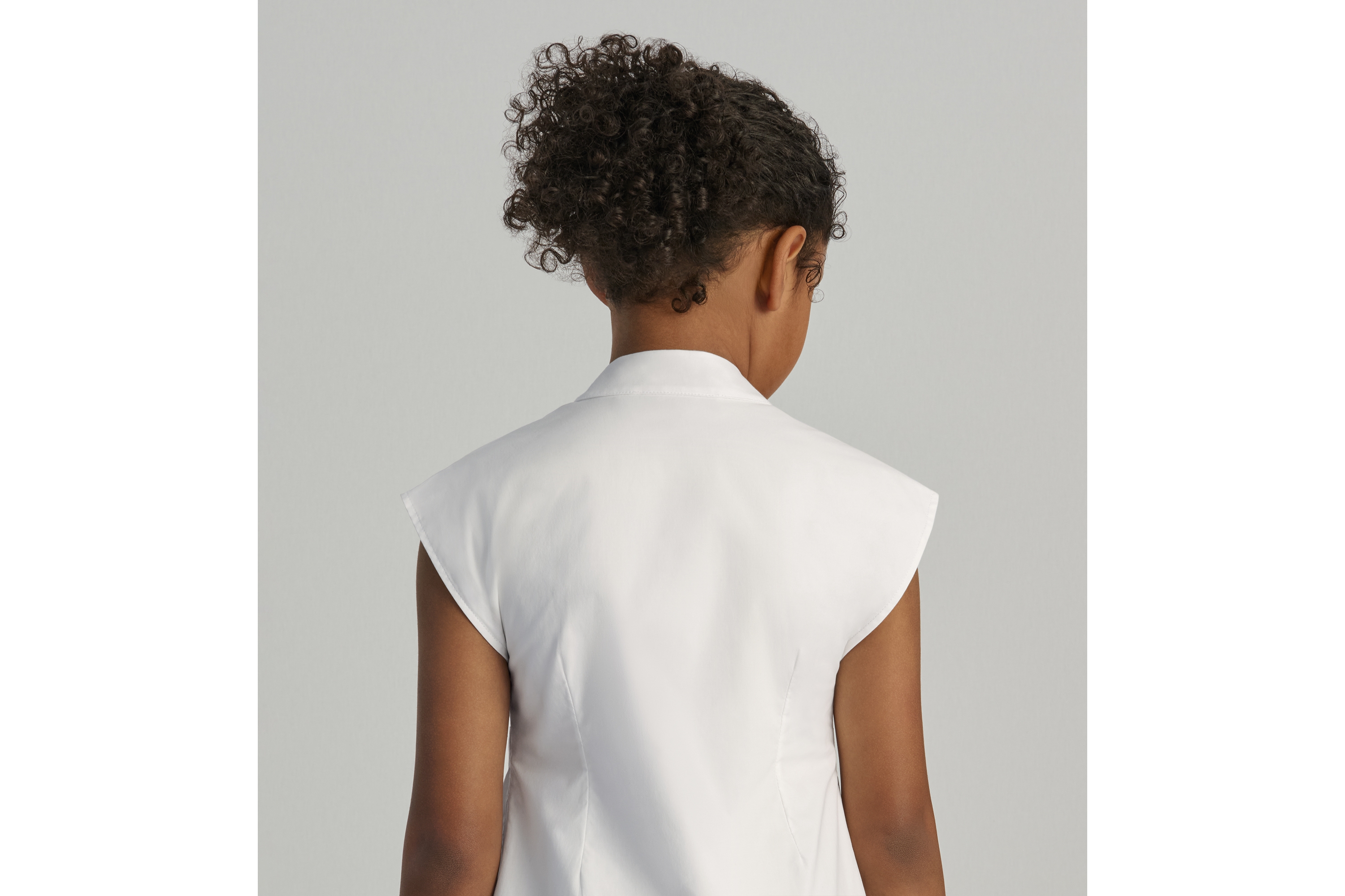 キッズ ストレートドレス コットンポプリン E03