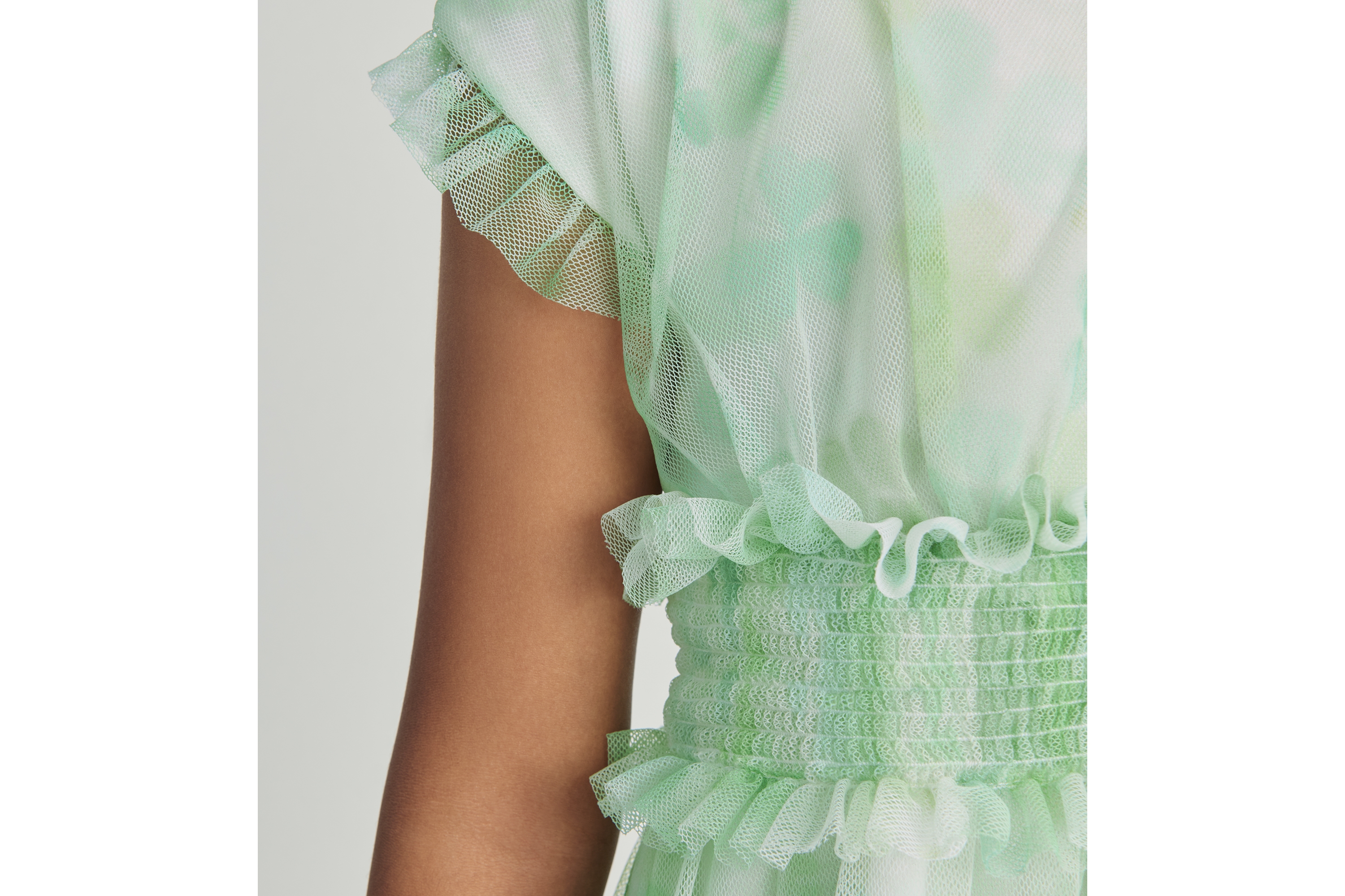 キッズ フレアドレス クローバー チュール E02