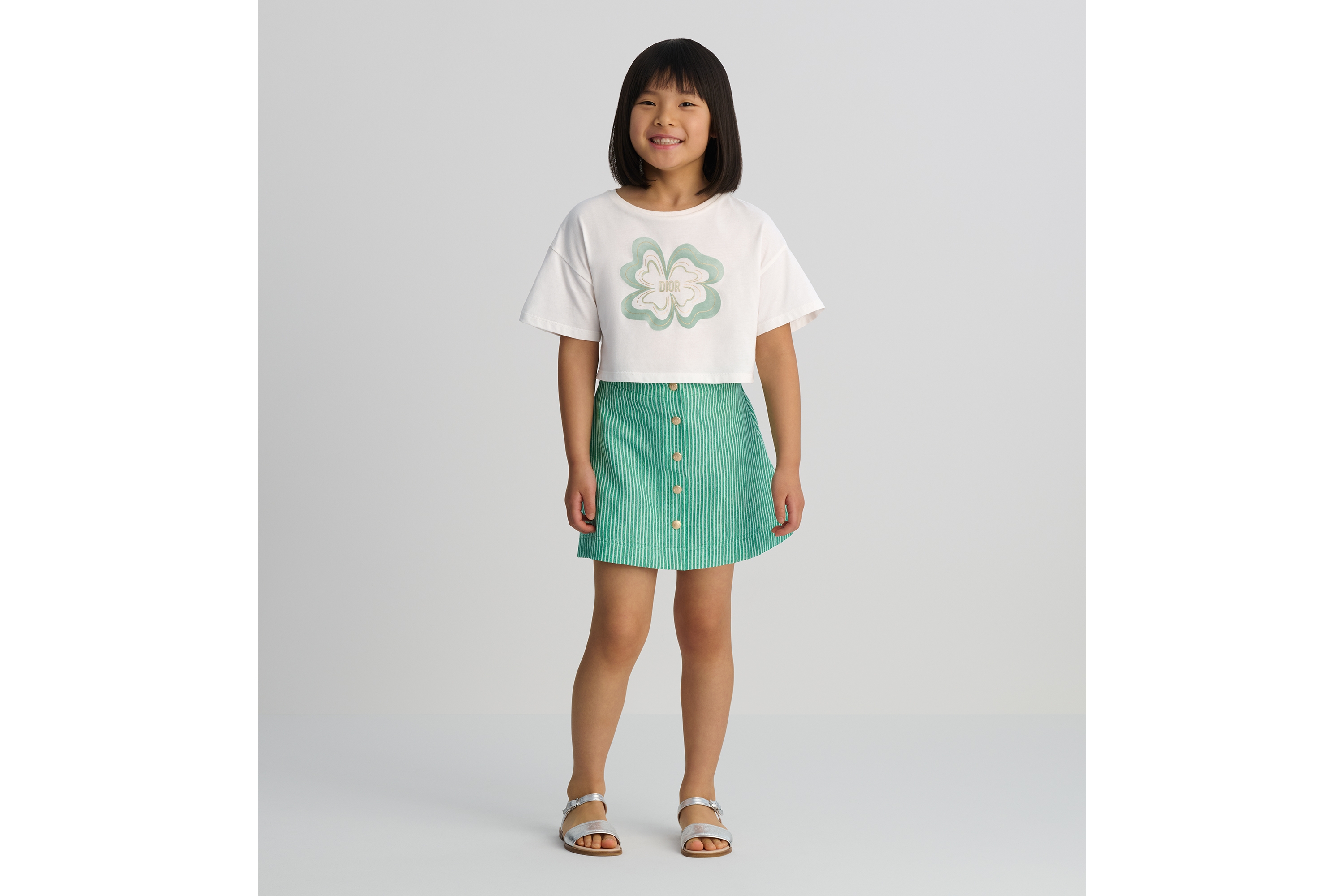 look_image_alt_prefix キッズ Aライン スカート コットン & リネン E01