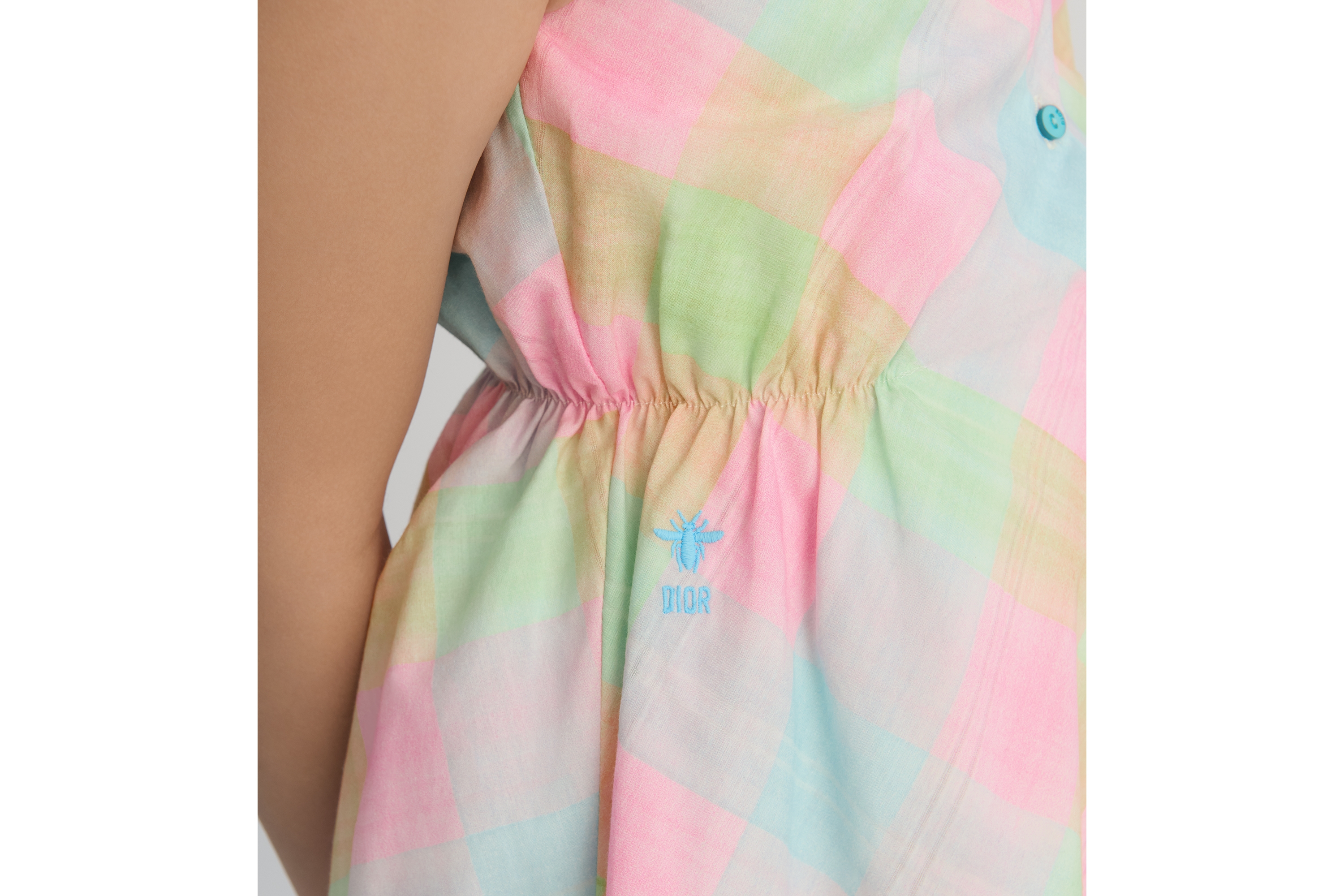 キッズ フレアドレス コットンボイル E09