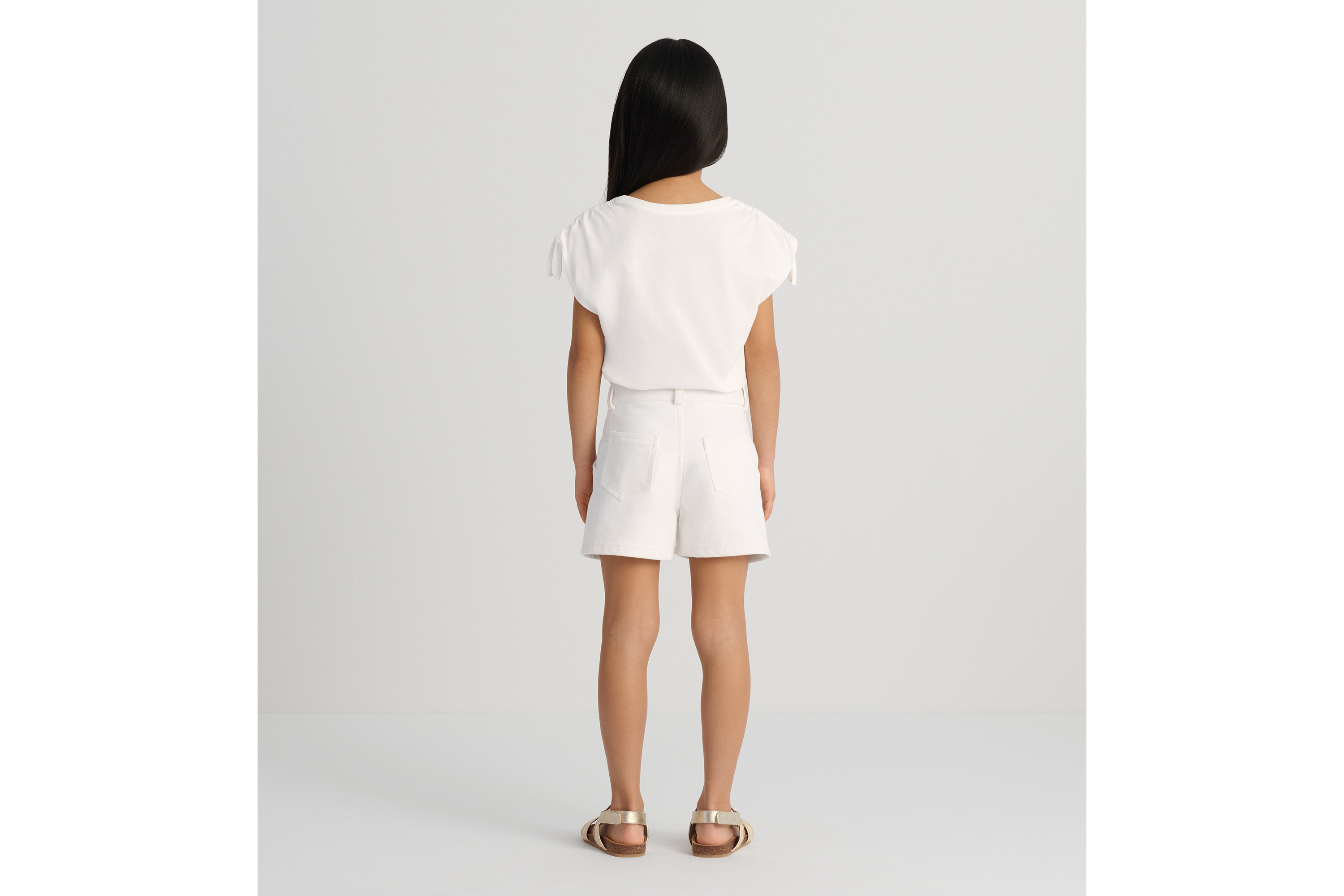 Look Kids' T-Shirt Ivory Cotton Jersey E05