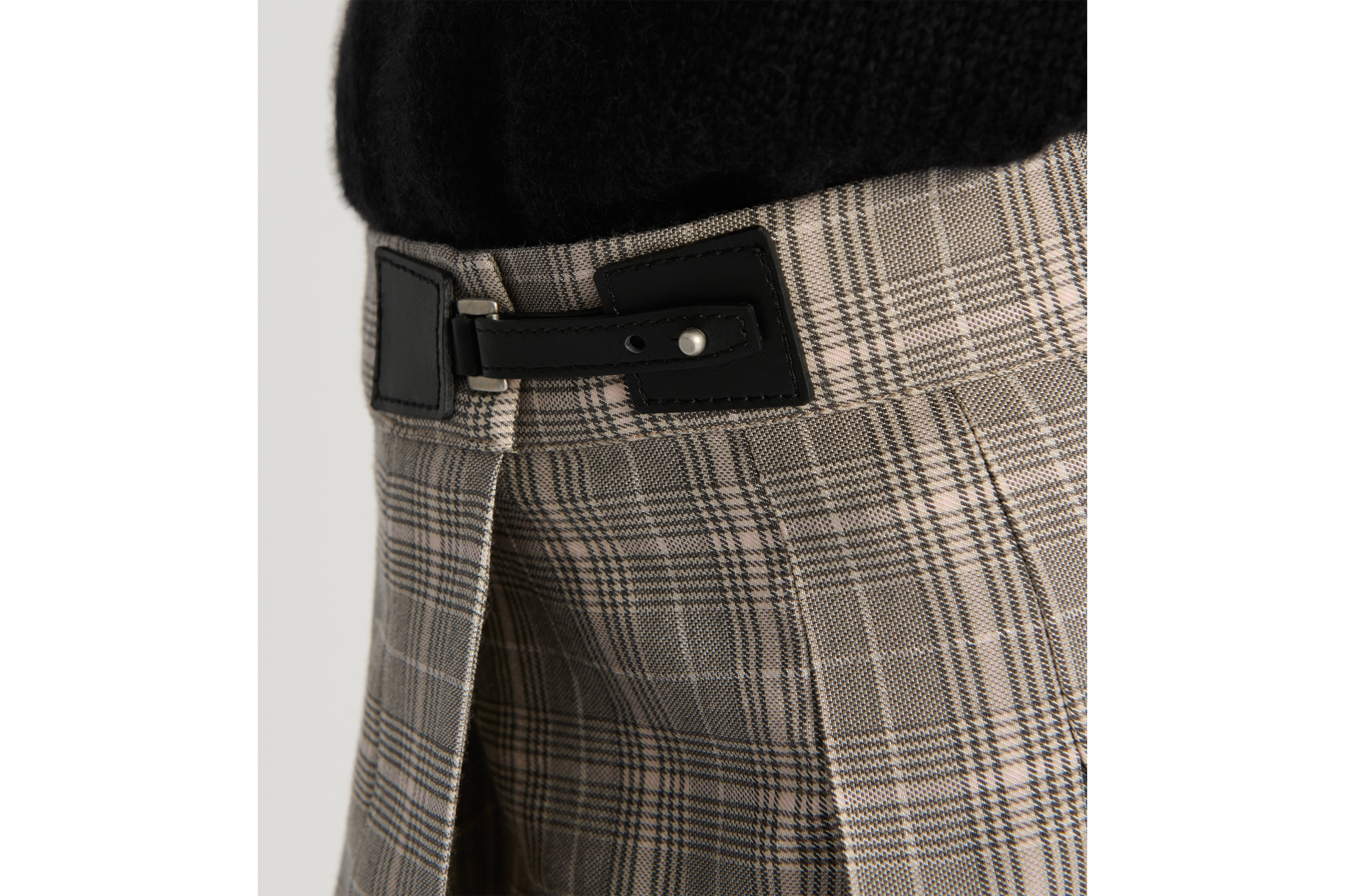 Kids' Pleated Wrap Skirt