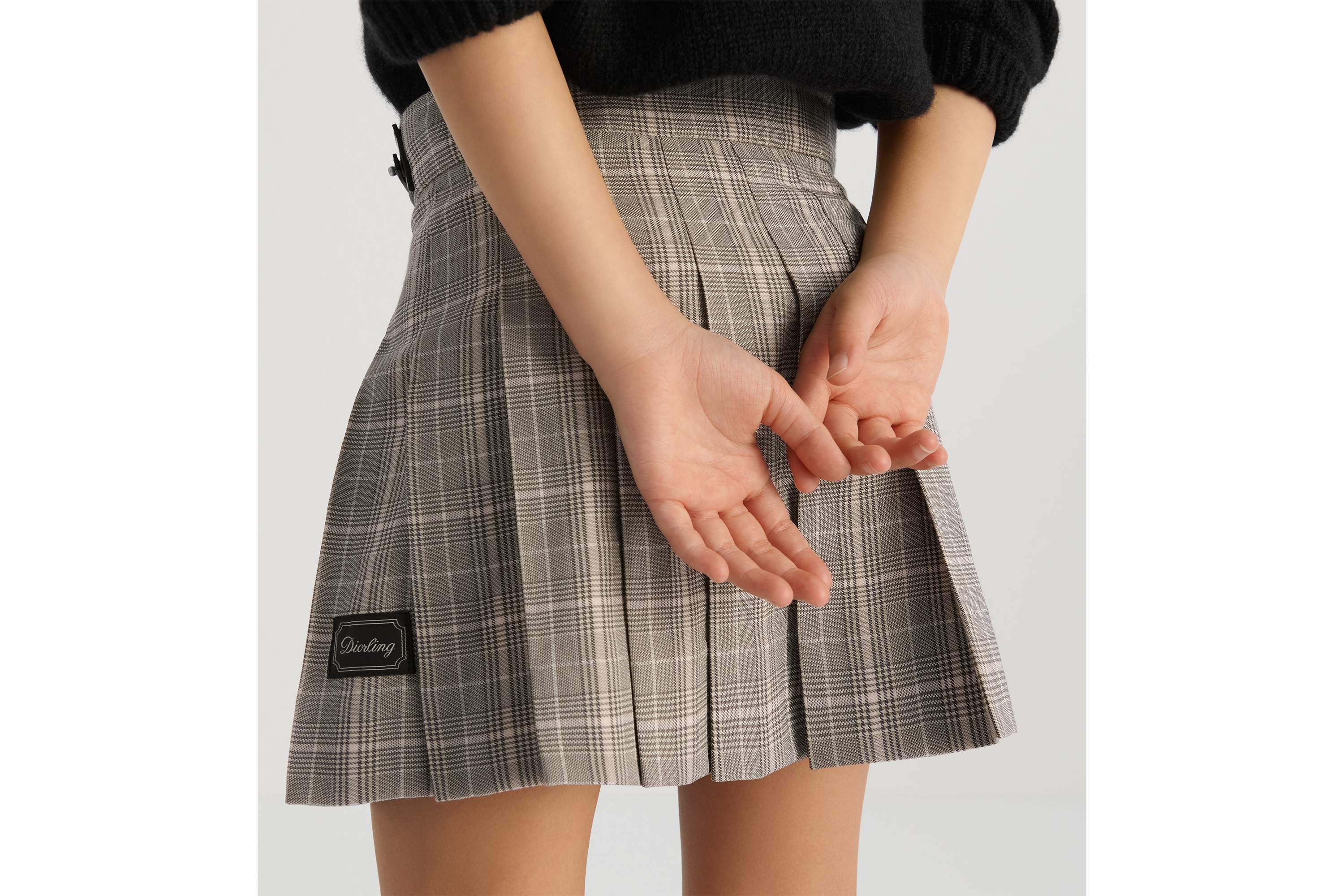 Kids' Pleated Wrap Skirt