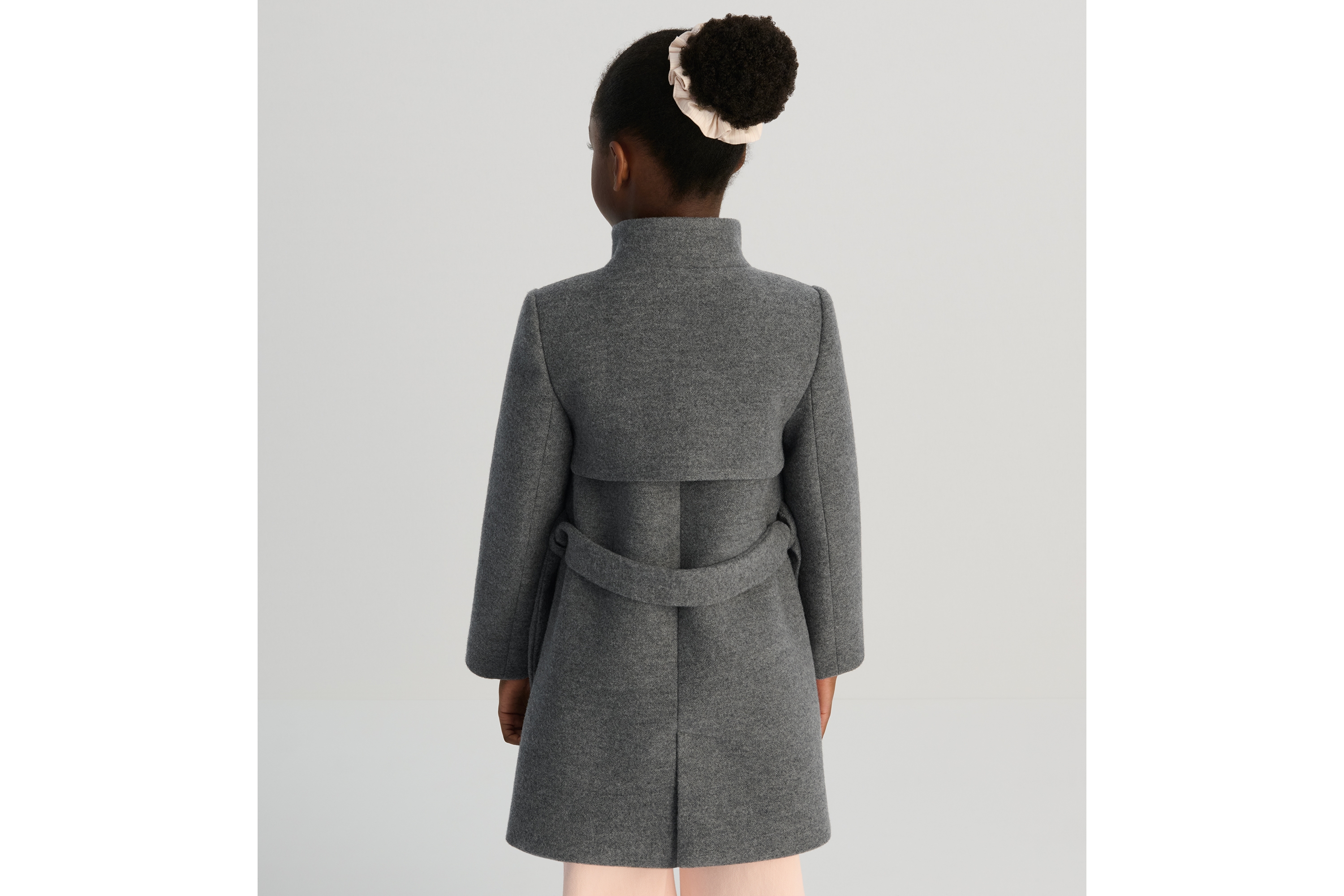 Look Kids' Coat Gray Wool E03