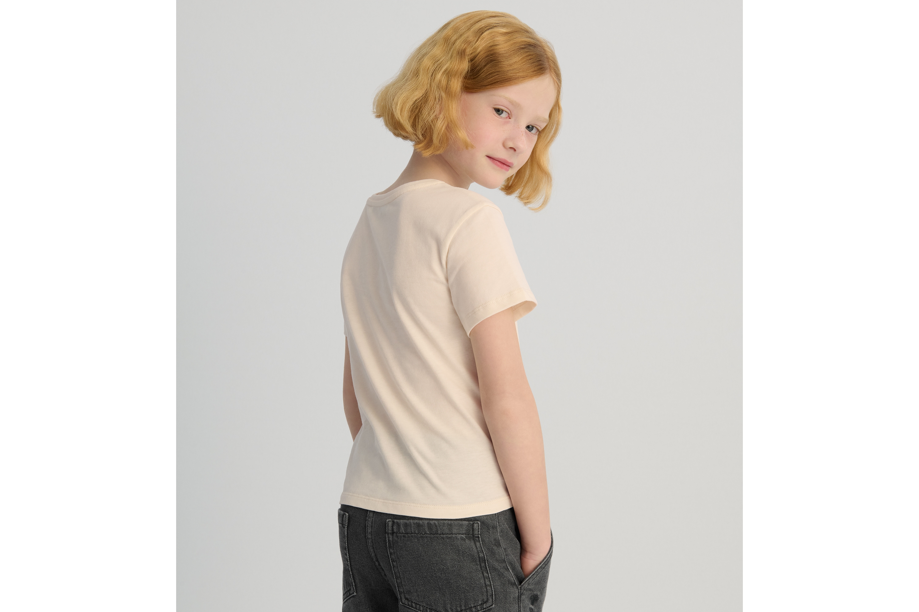 Look Kids' T-Shirt Vanilla Cotton Jersey E09