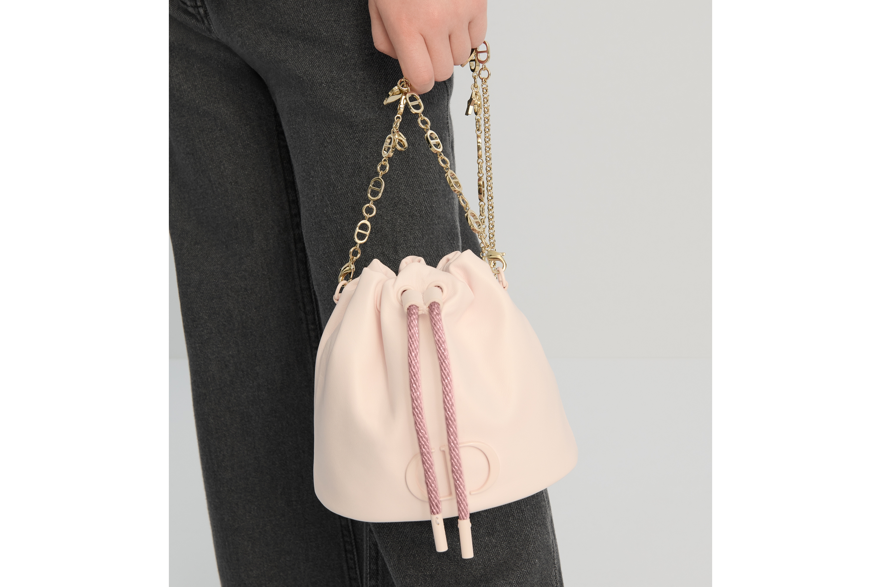 Look Kids' Purse Pale Pink Lambskin E20