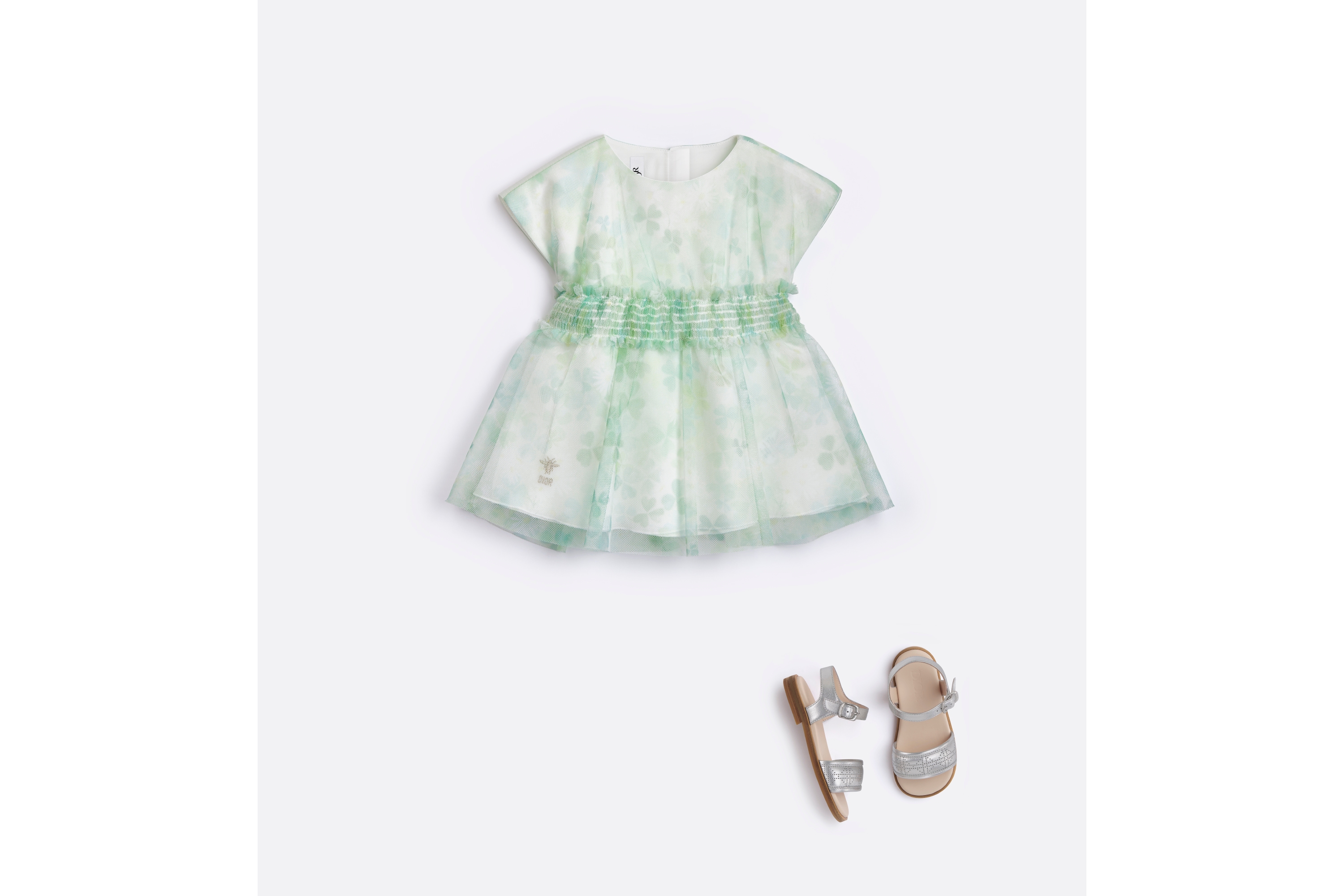 ベビー フレアドレス クローバー チュール E08