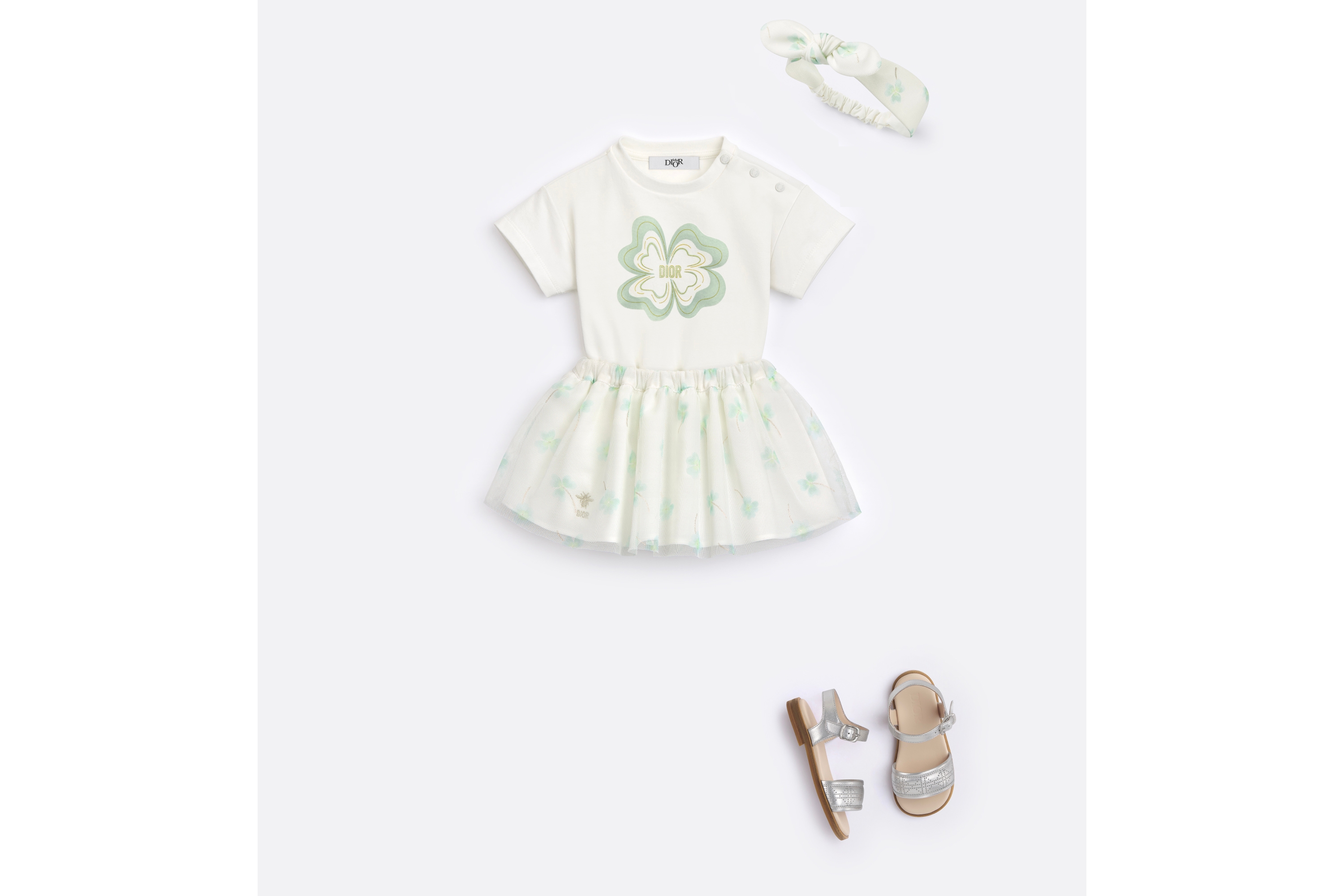 ベビー フレアスカート クローバー チュール E08