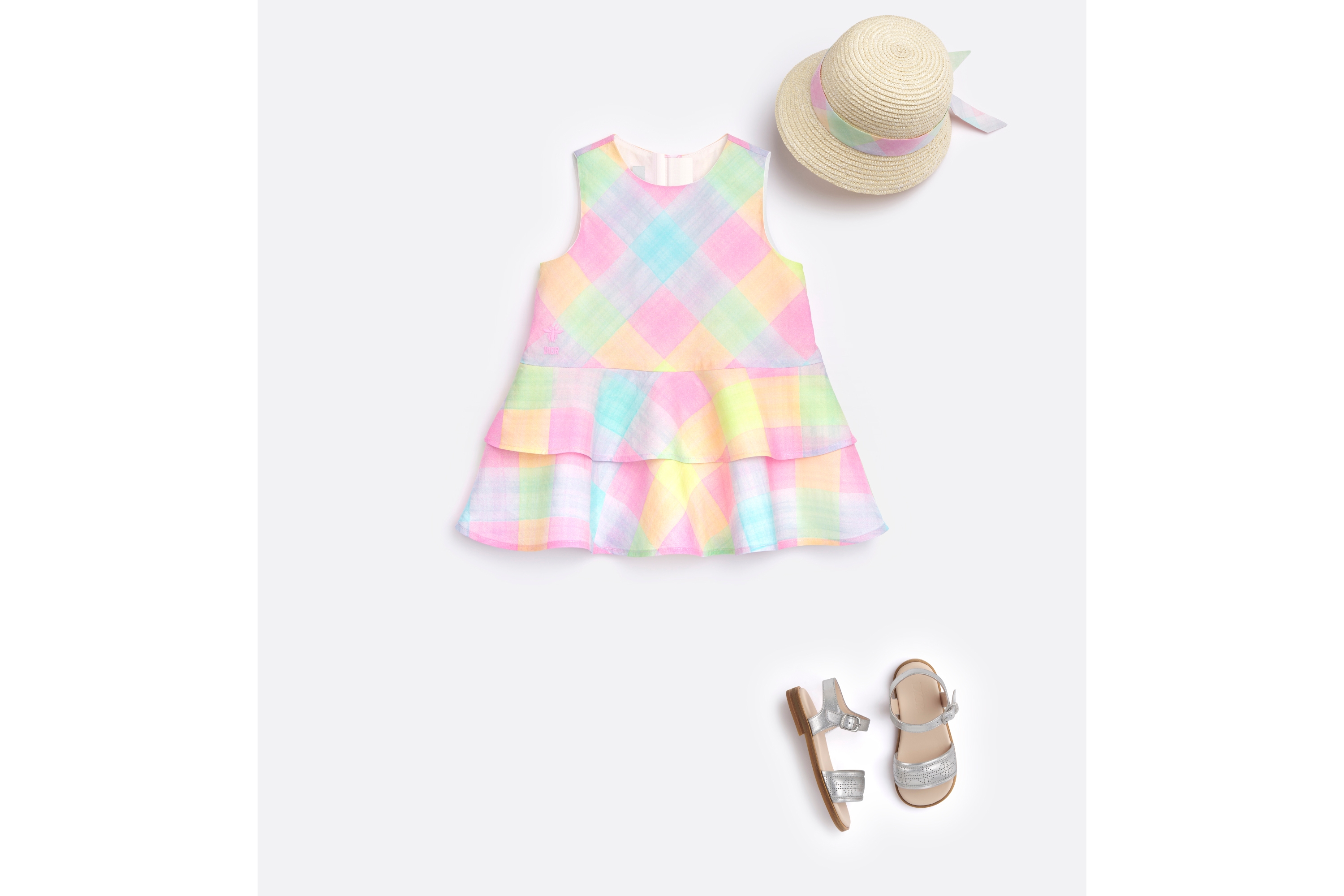 ベビー フレアドレス コットンボイル E08