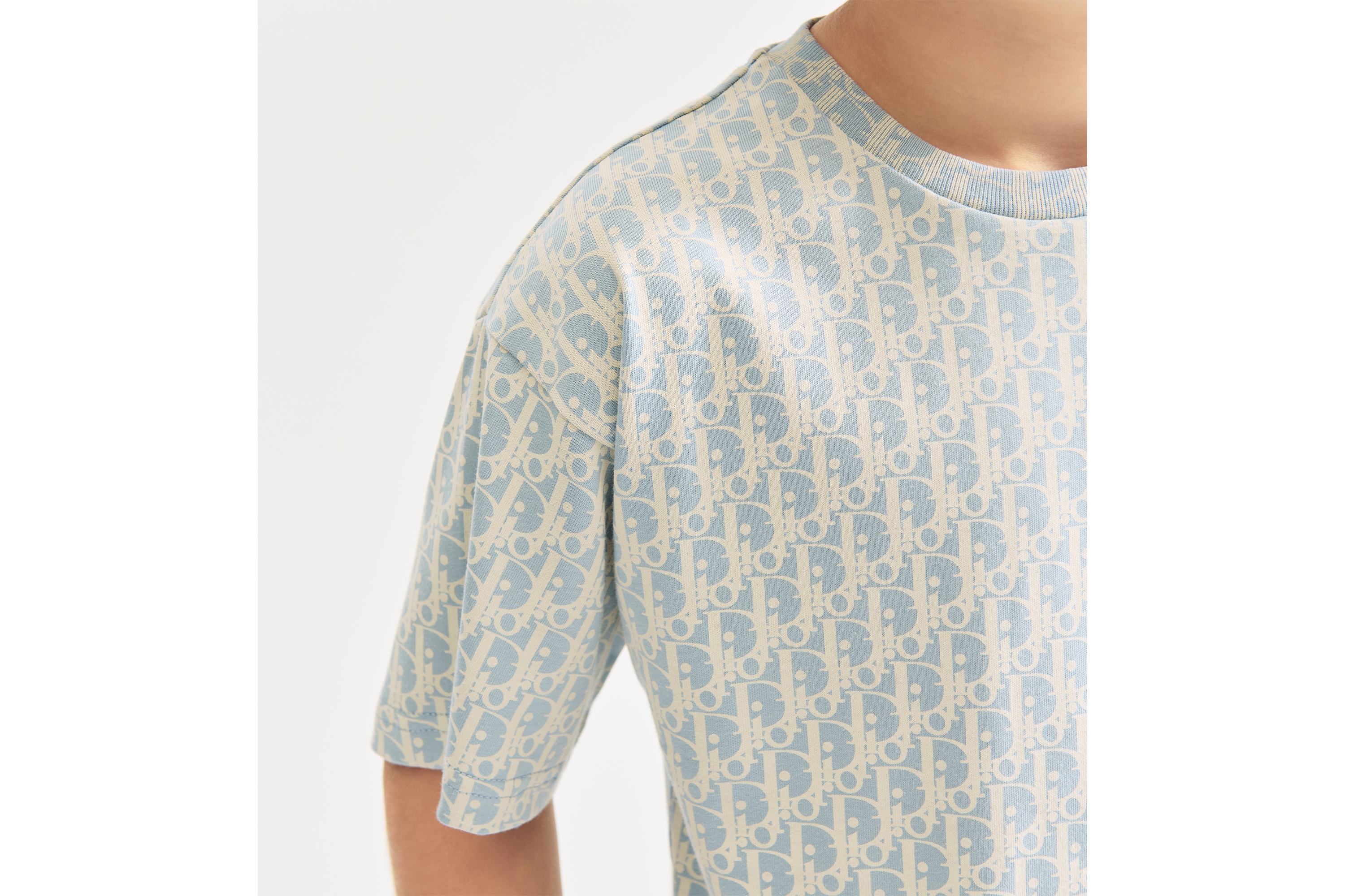 キッズ Tシャツ ディオール オブリーク コットンジャージー E09