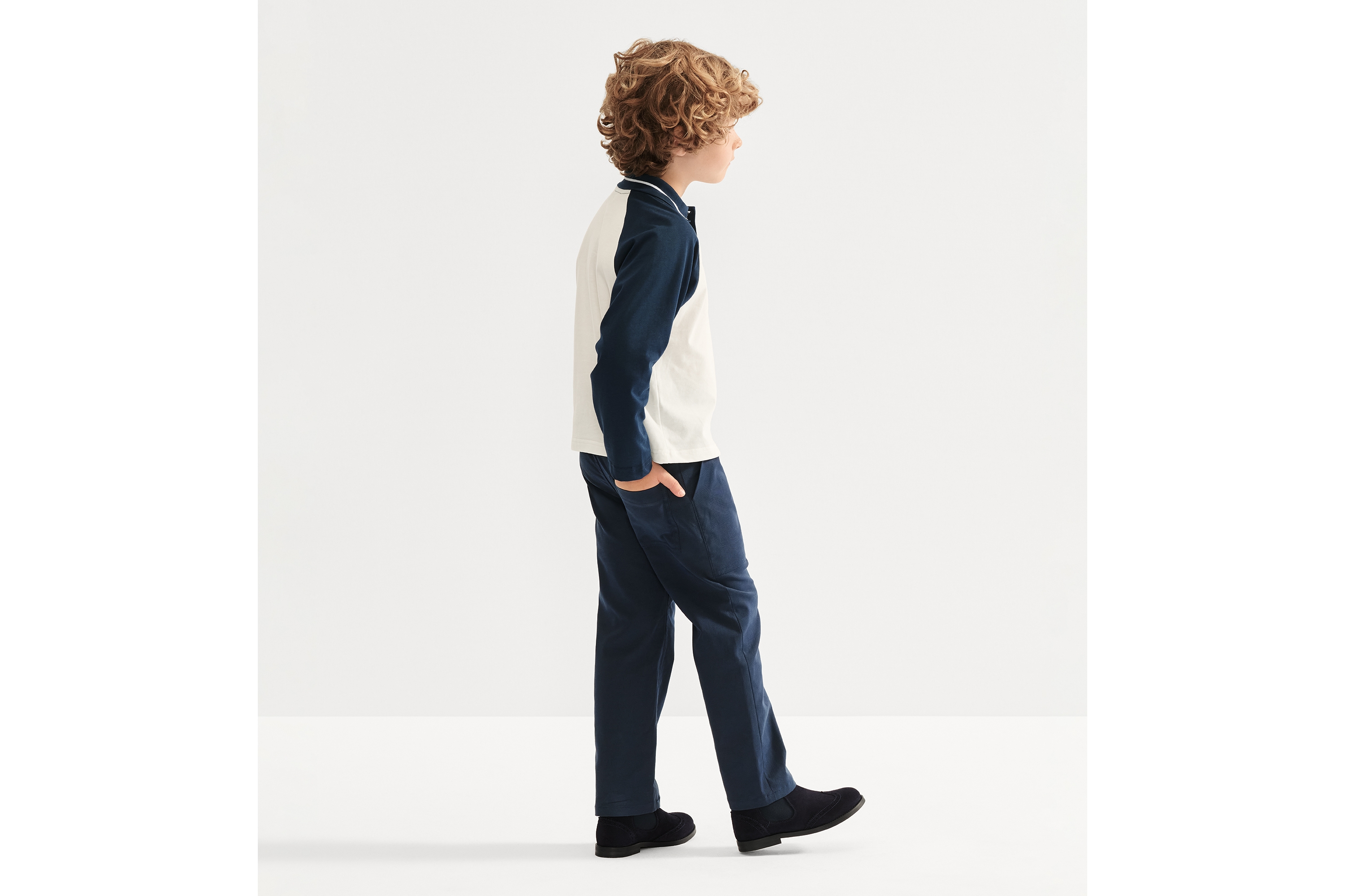 Kids' Long-Sleeved Polo Shirt
