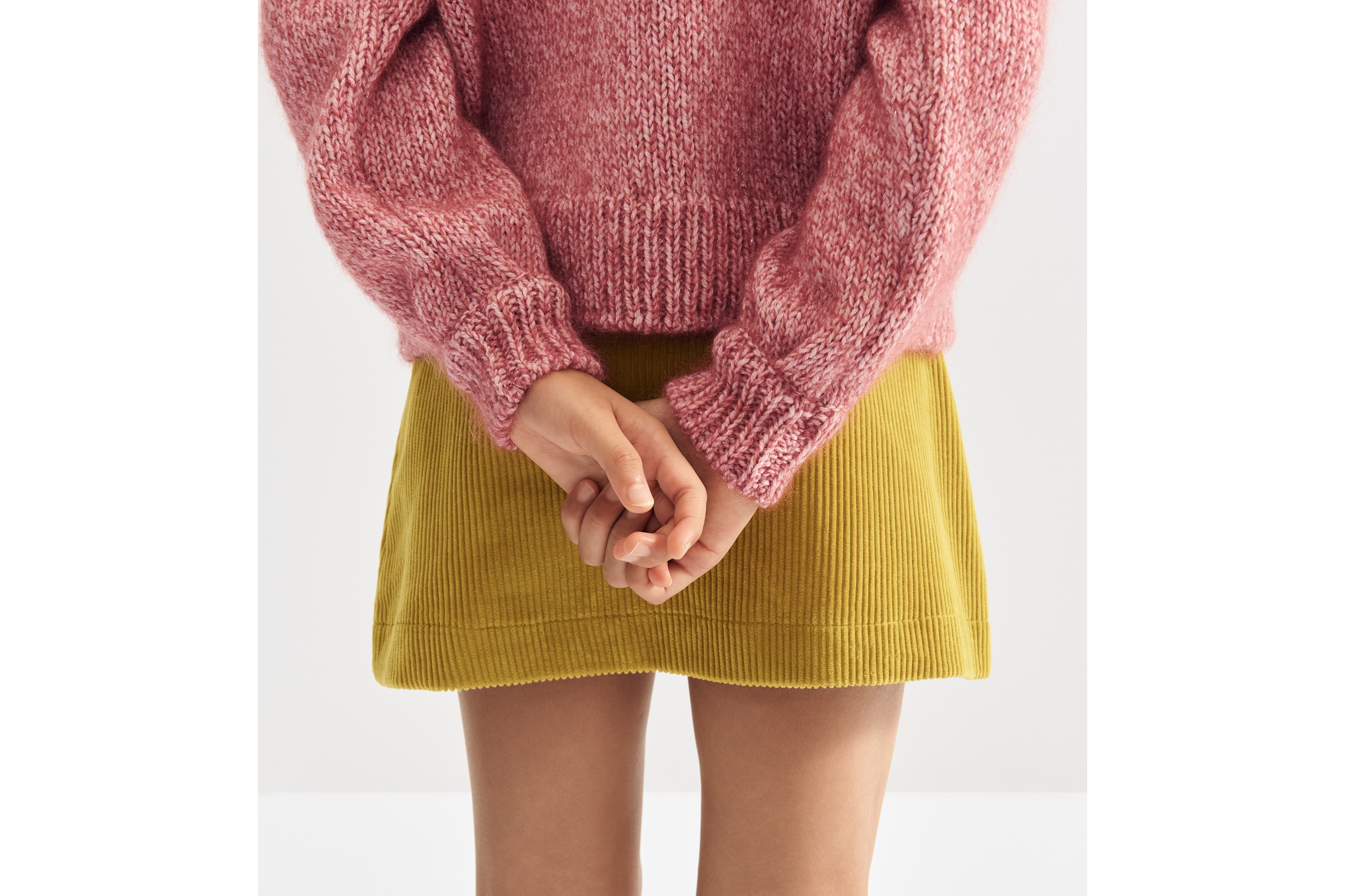 Look Kids' A-Line Skirt Ochre Corduroy E16