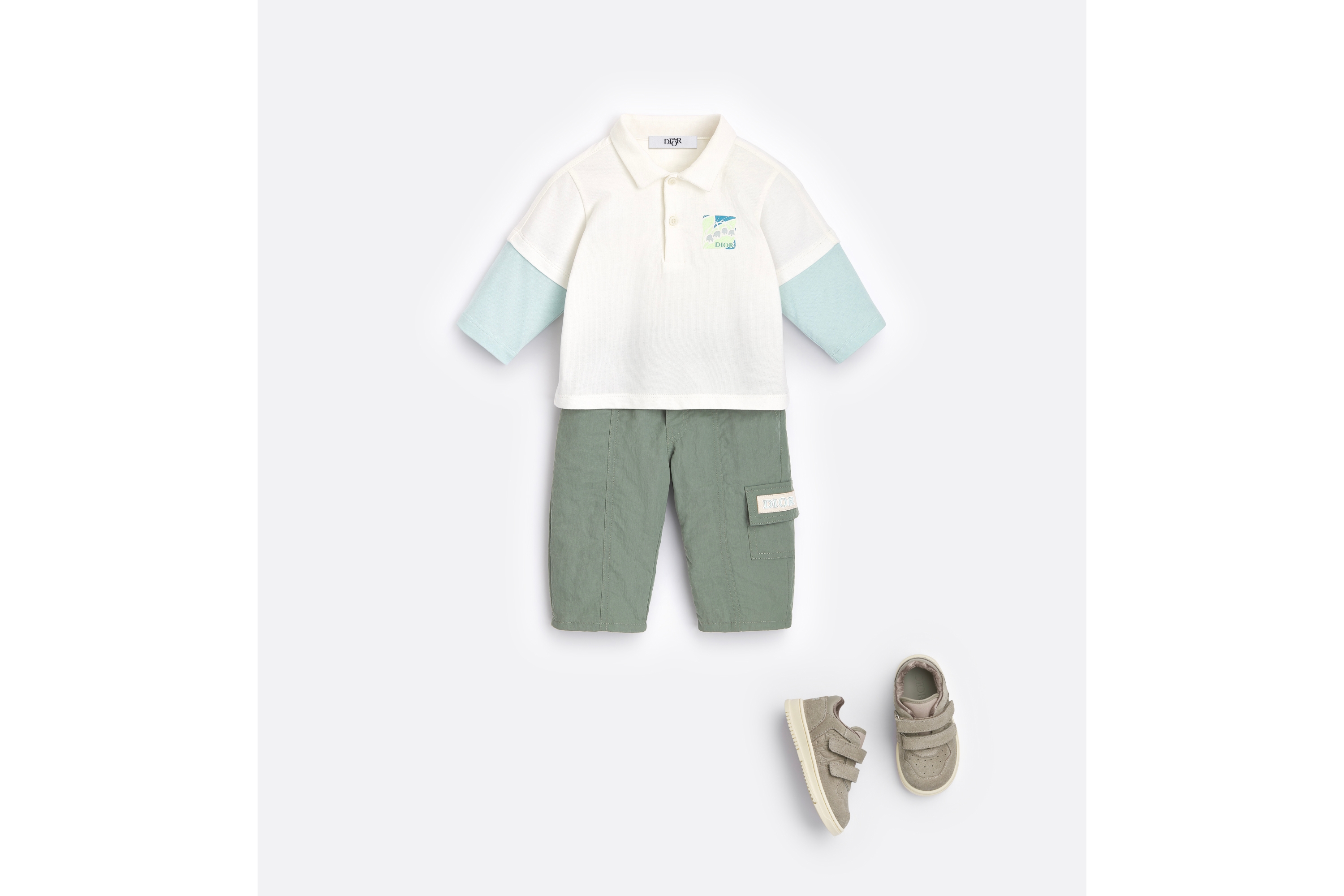 Baby Pants Khaki Technical Fabric E08