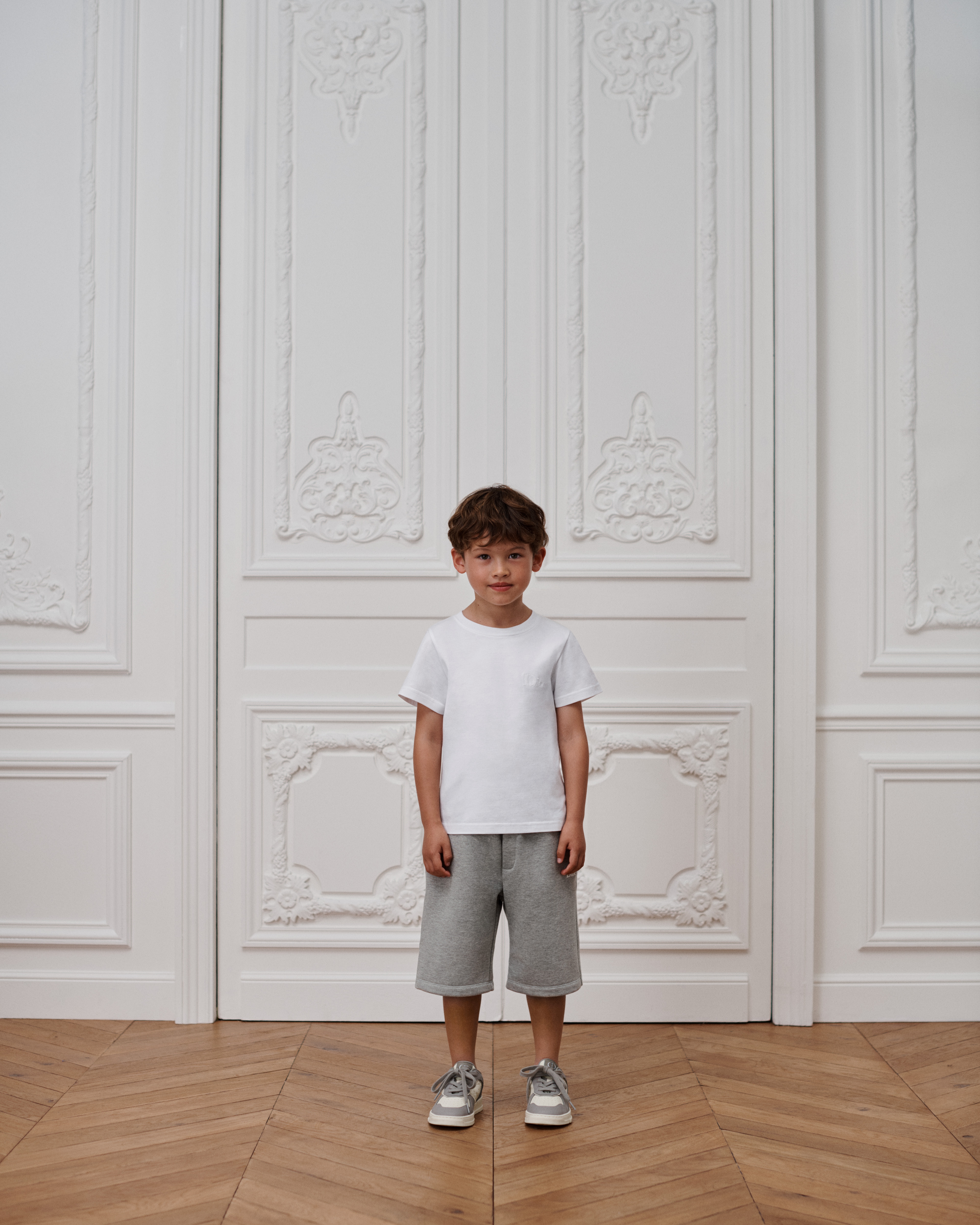 Kids' T-Shirt Ivory Cotton Jersey E07