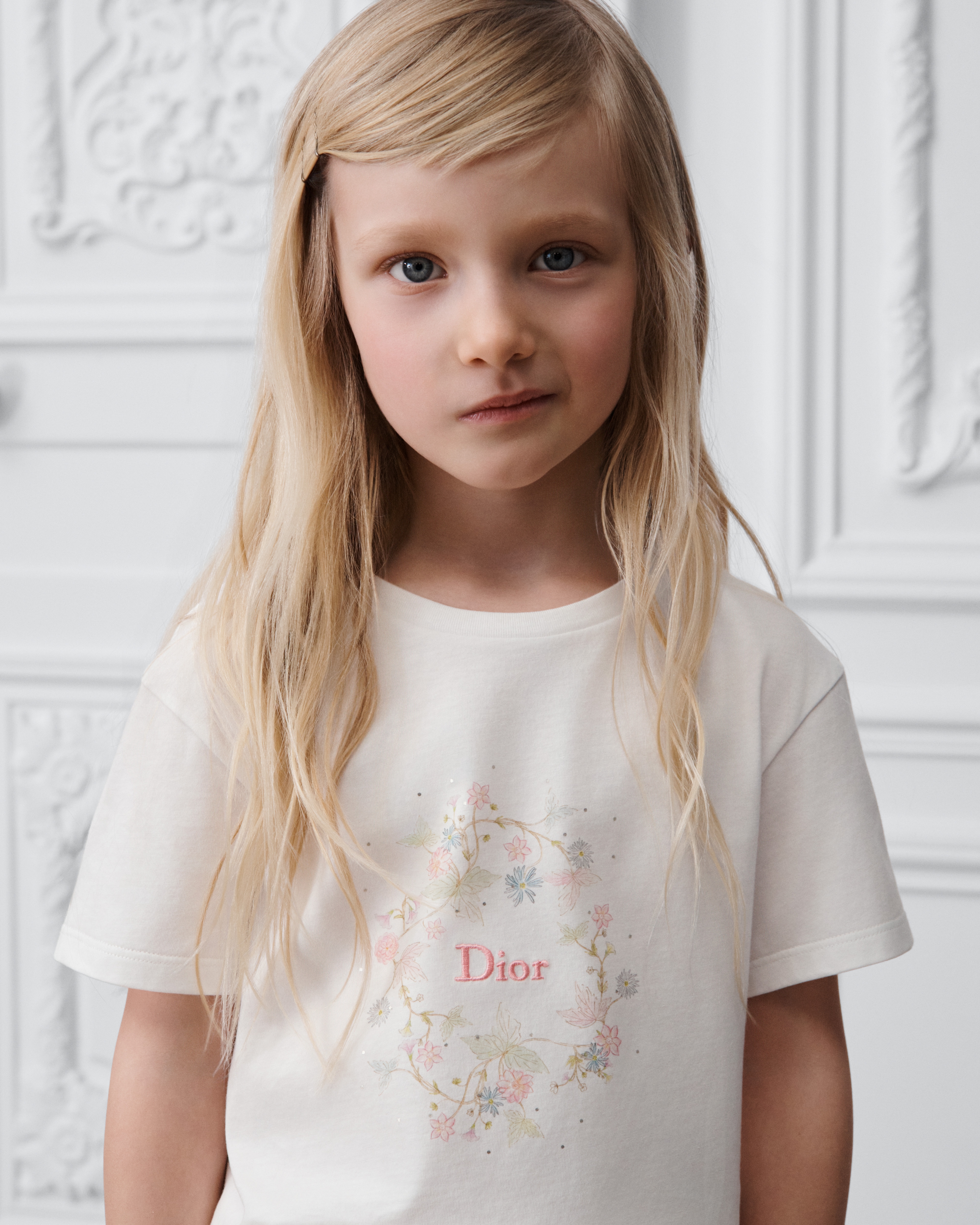 T-shirt enfant Jersey de coton ivoire E09