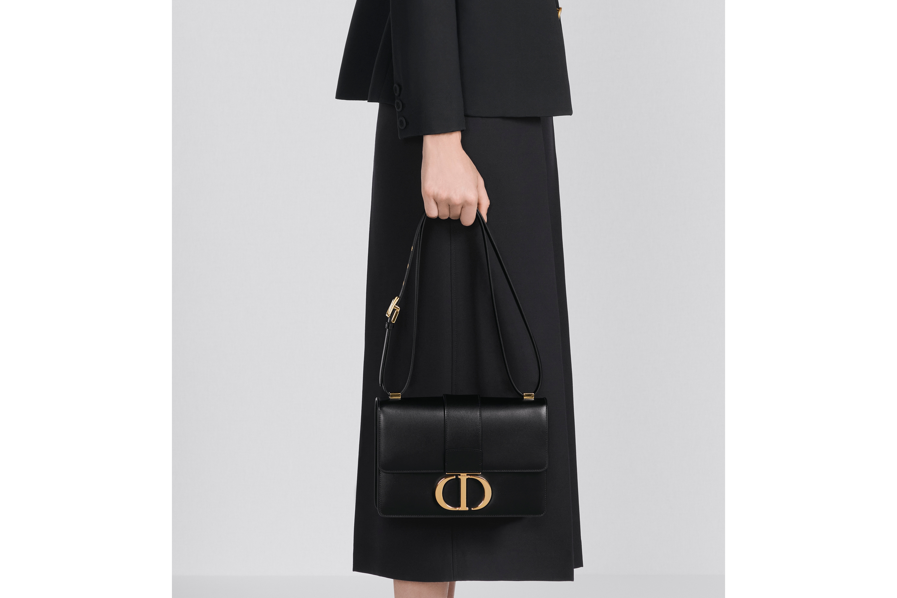 Look 30 Montaigne Bag Black Box Calfskin E11