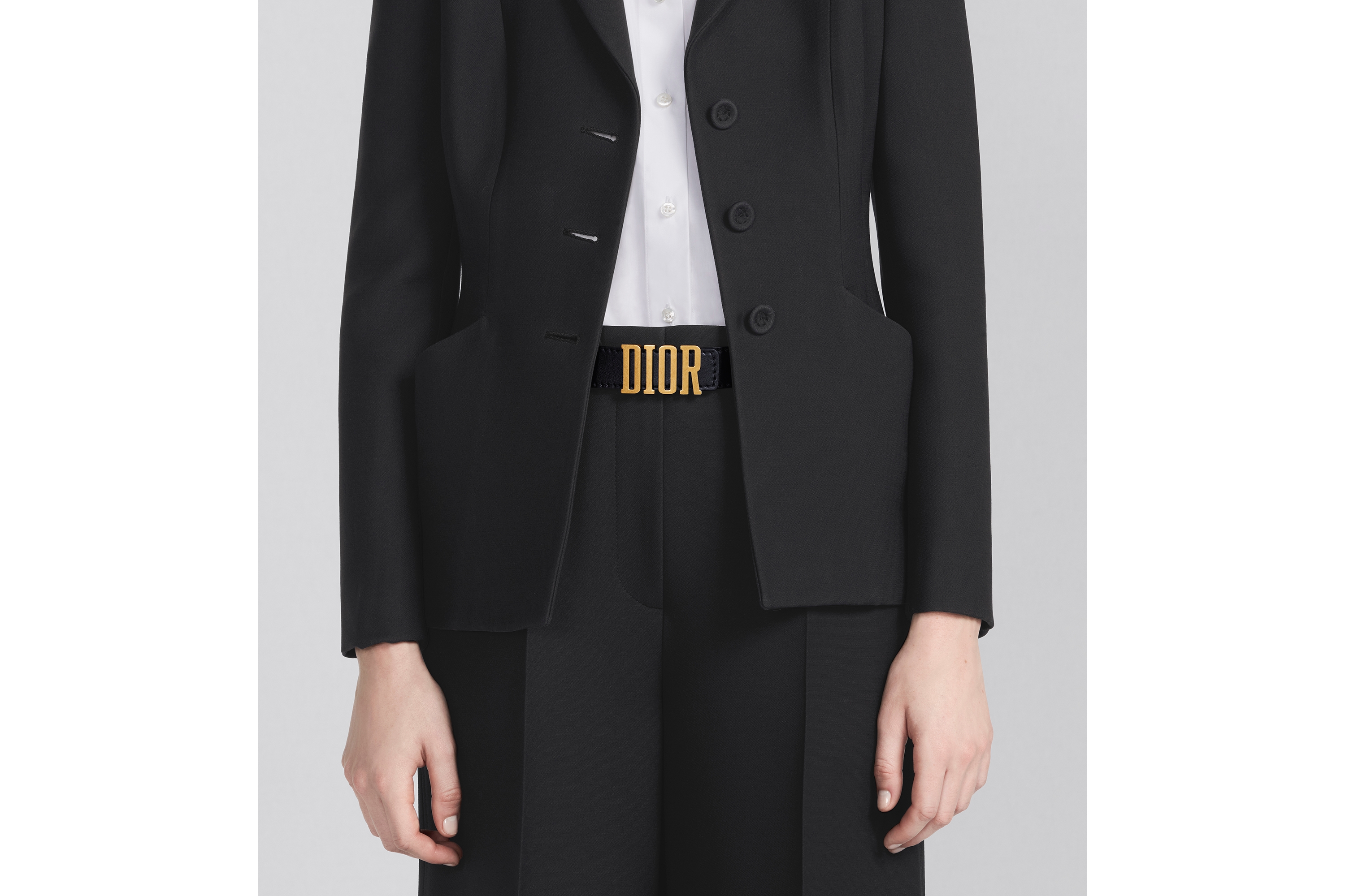 お勧め！ディオール　ベルト　男女兼用　箱付き Dior HOMME(ディオールオム) / ベルト/レザー/BLK/メンズ | 中古