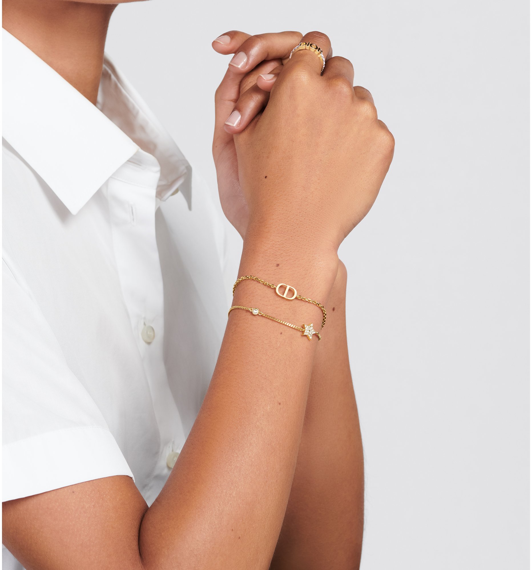 Petit CD ダブルブレスレット Christian Dior Petit CD ダブルブレスレット