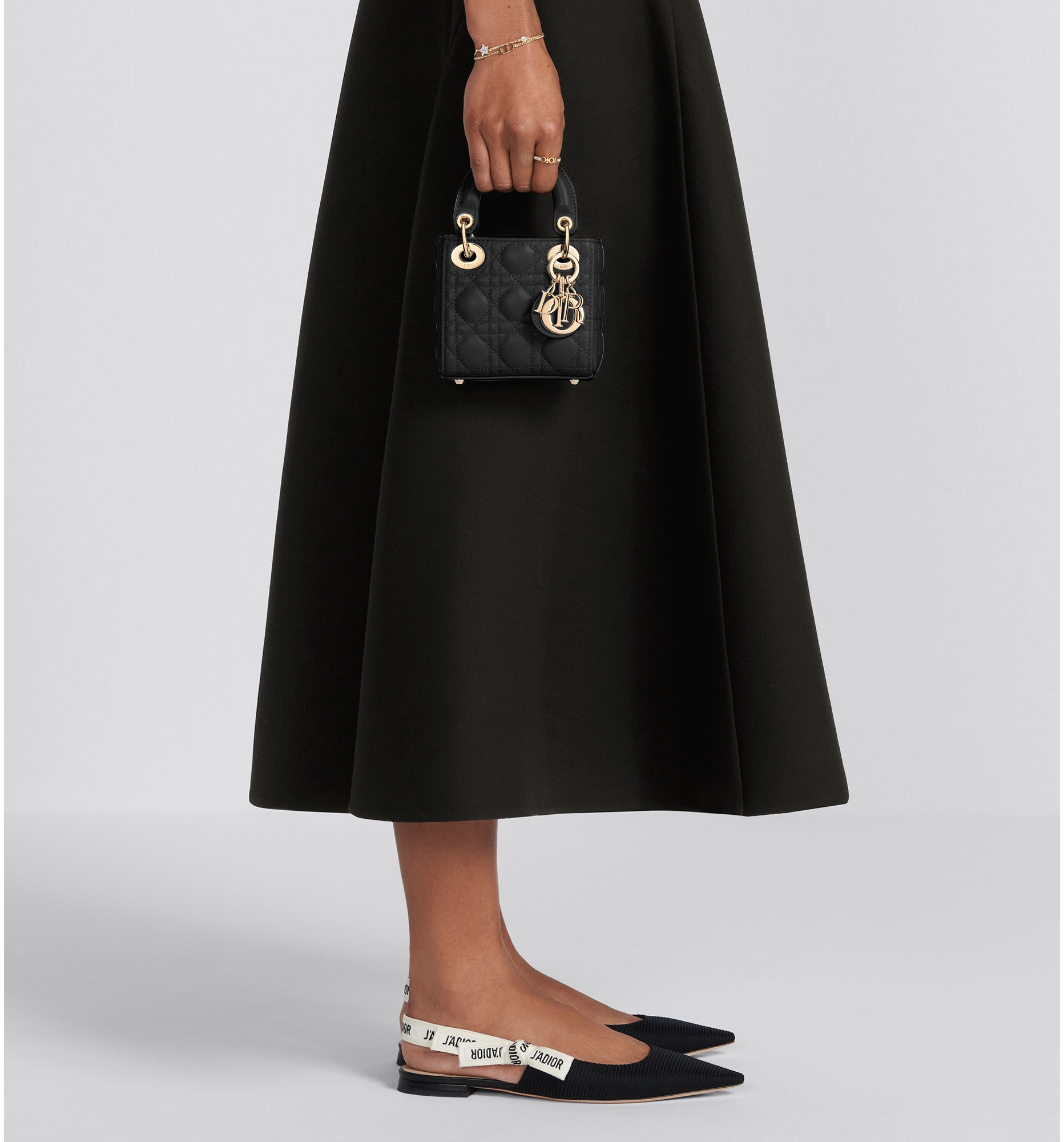 Lady Dior Micro Bag Black Cannage Lambskin DIOR