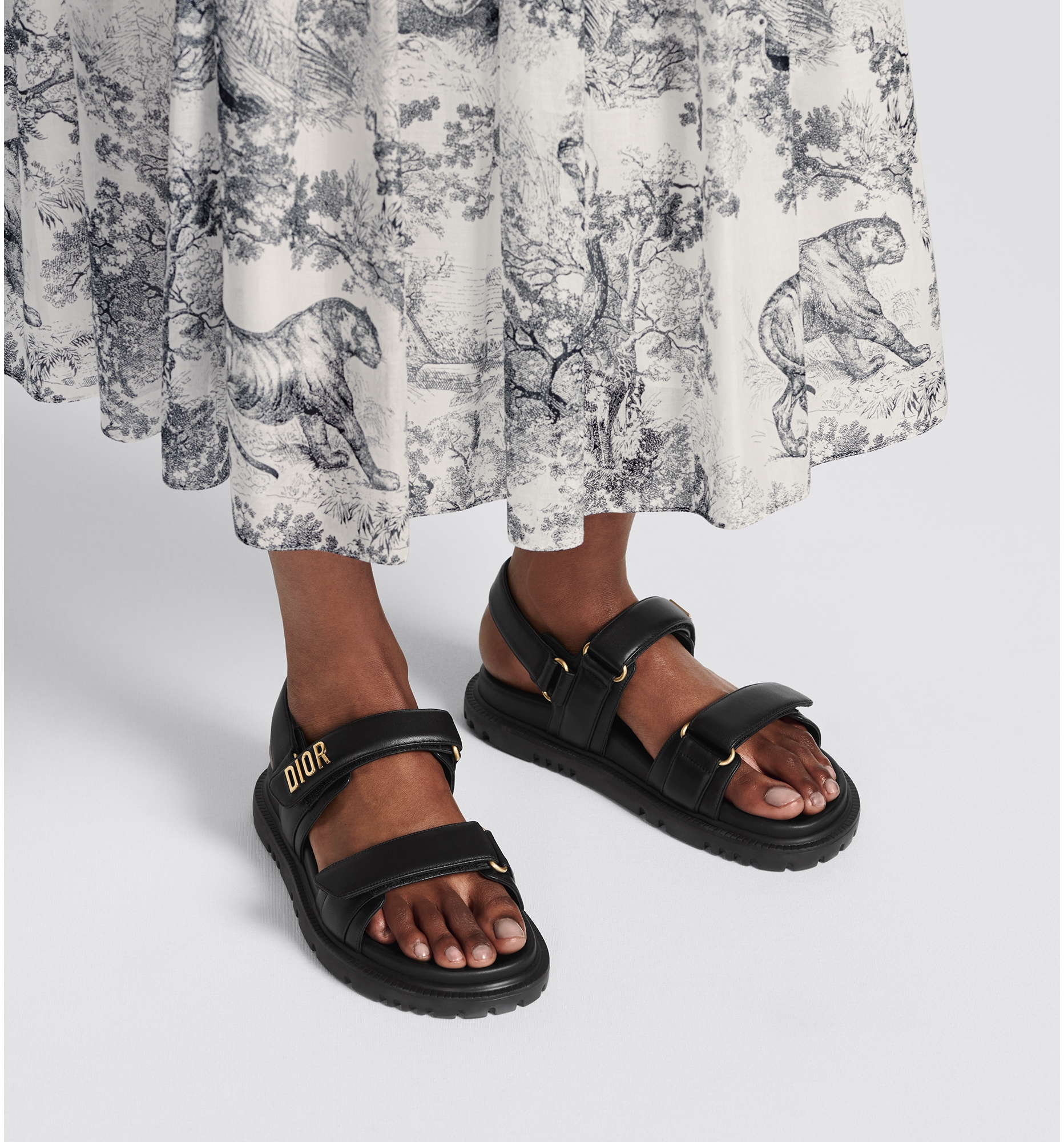 Dioract Sandal Black Lambskin DIOR