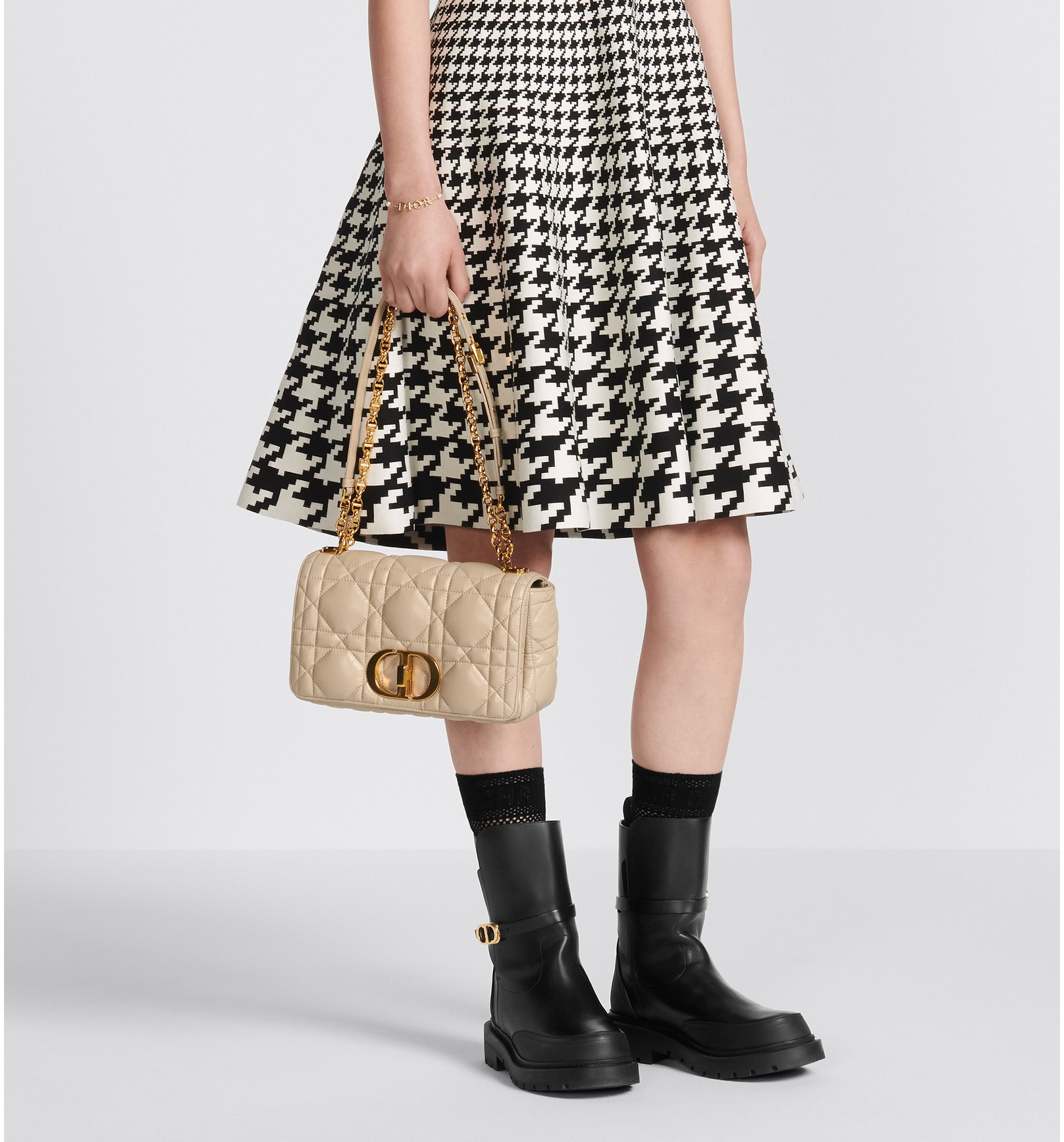 DIOR | Dior Caro バッグ ミディアム マクロカナージュ キルティング カーフスキン