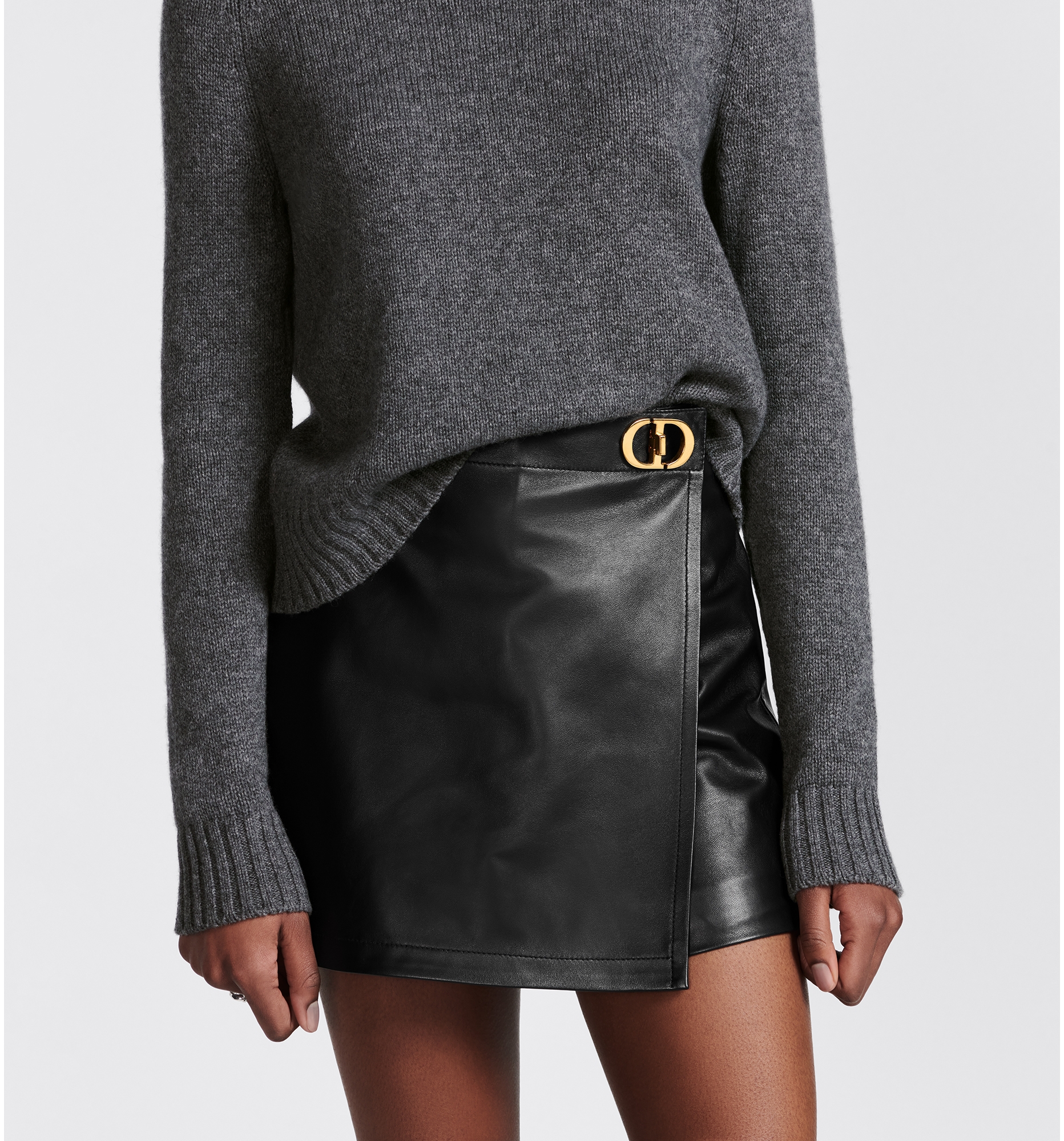 新品《 MARINE SERRE 》Leather Mini Skirt レザー