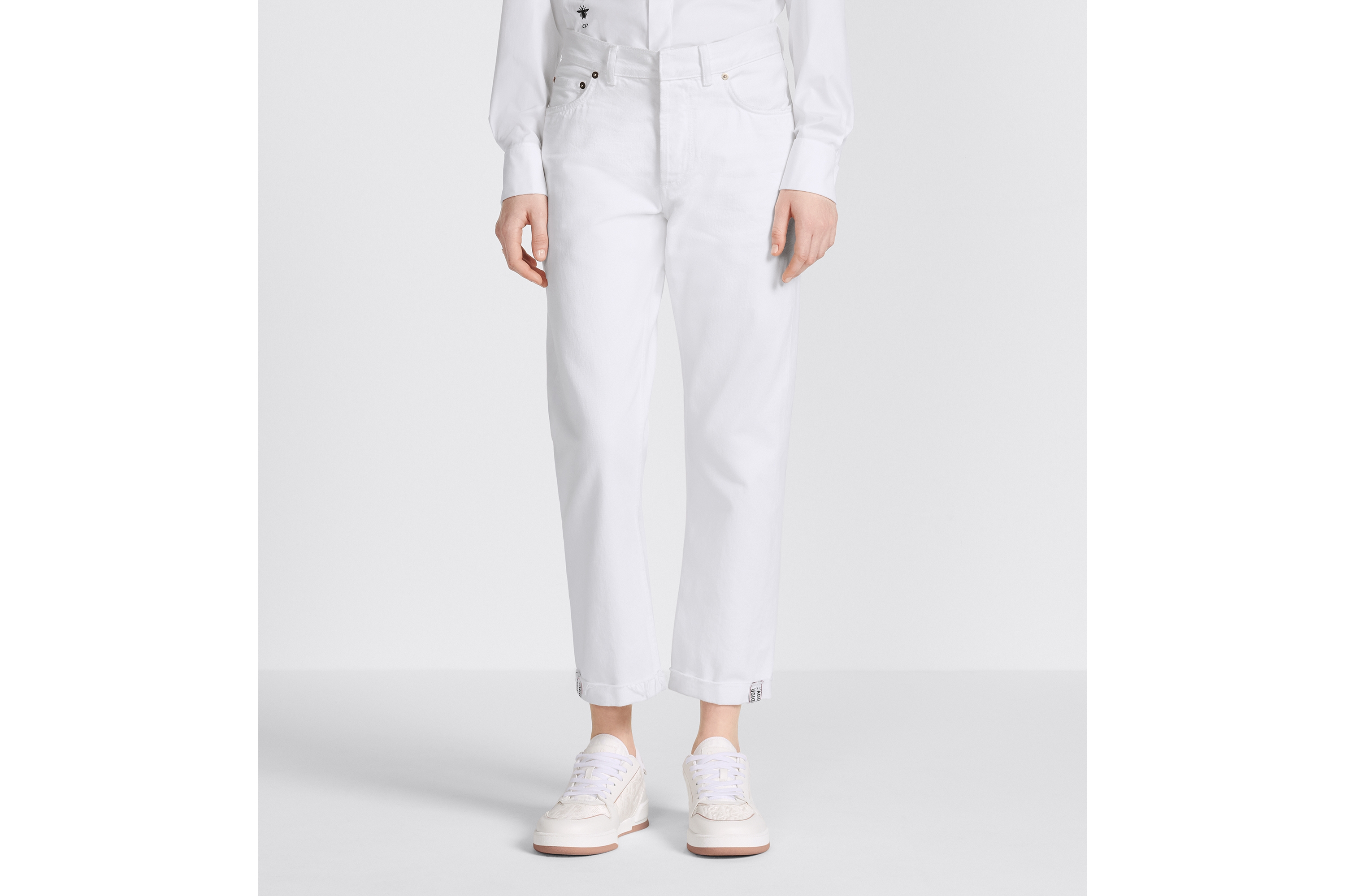 look_image_alt_prefix Boyfriend jeans Wit denim E14