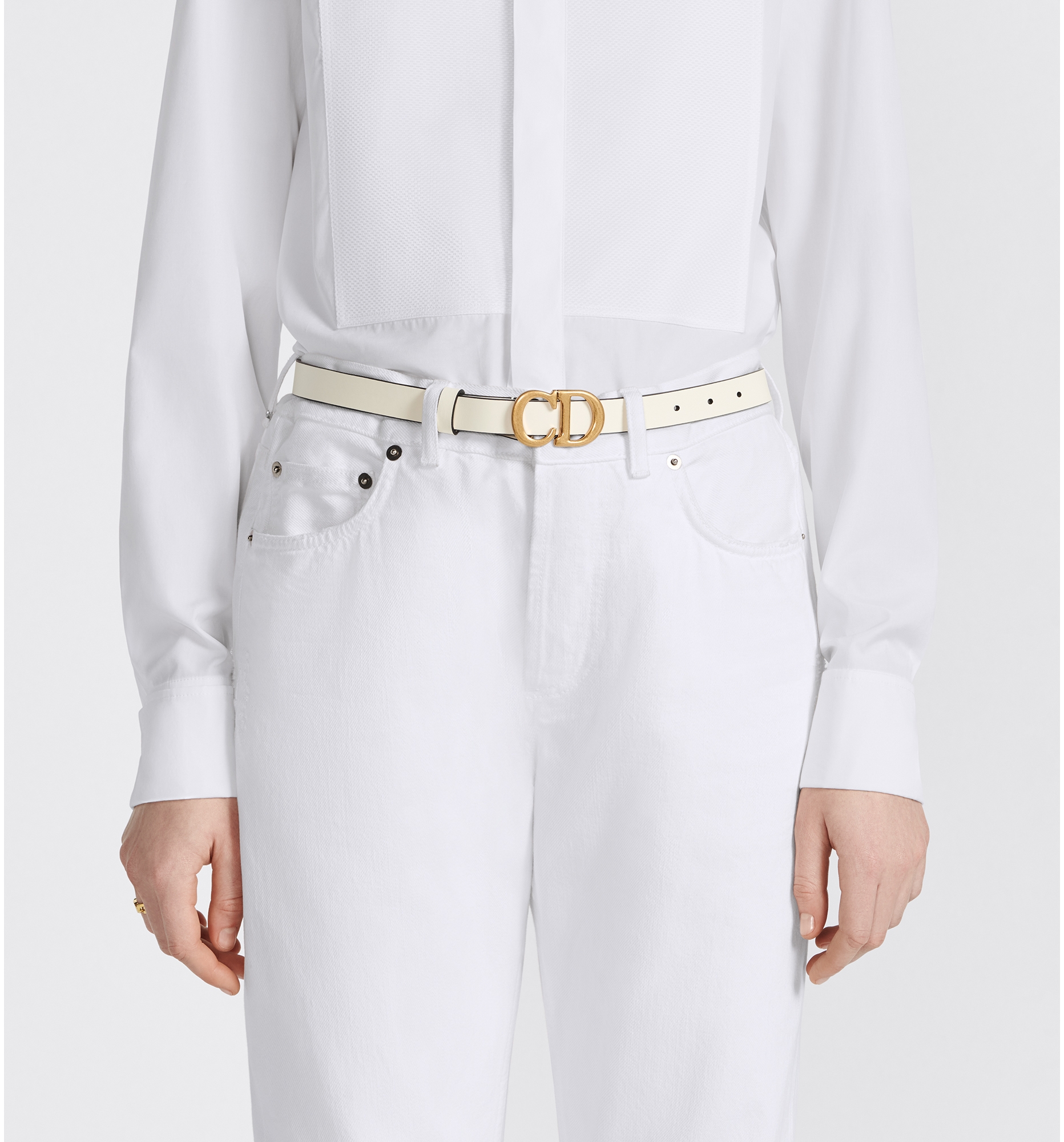 Saddle Belt Latte Ultrasoft Calfskin 20 MM DIOR